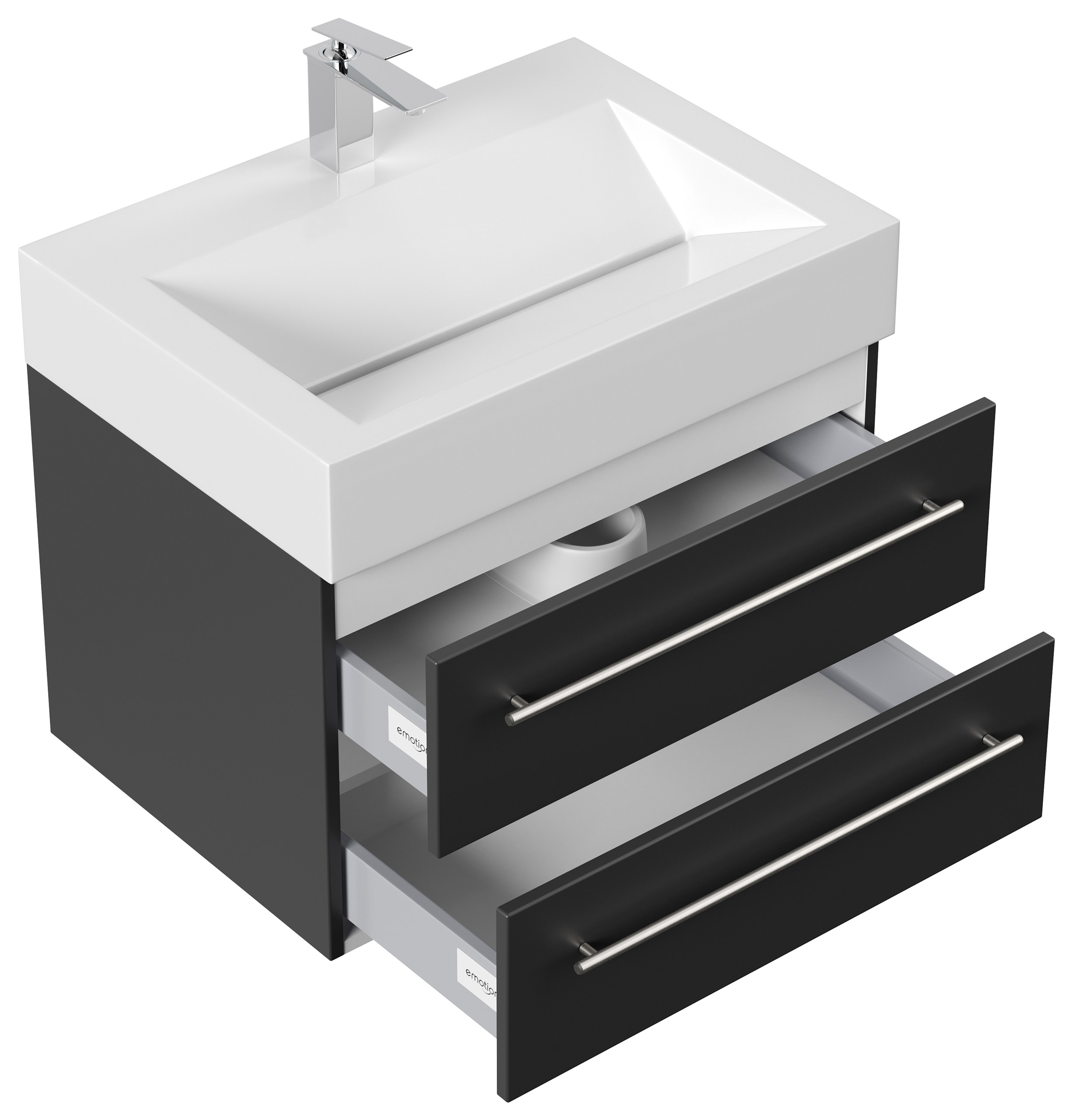 Badmöbel Design 700 schwarz