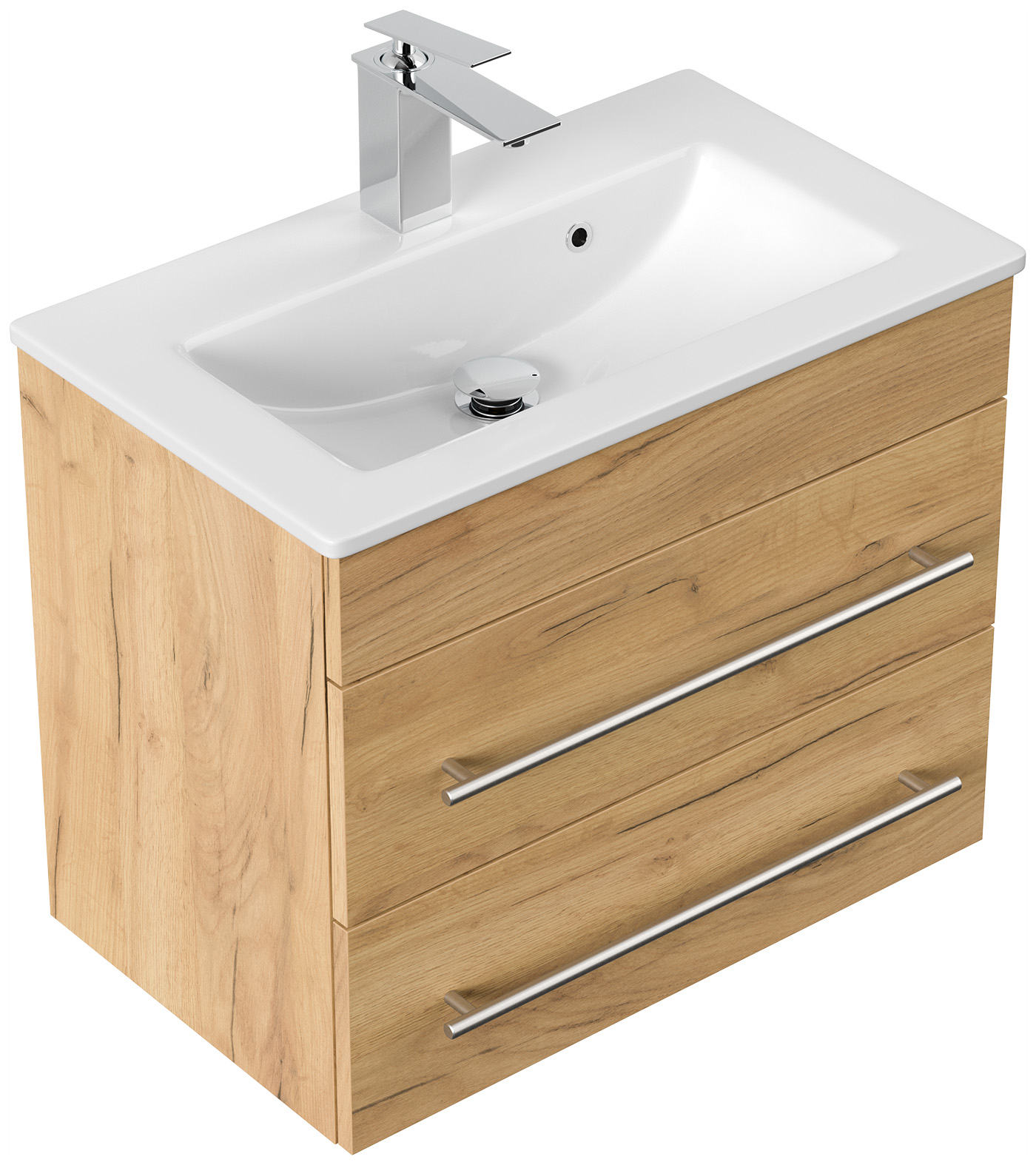 Badmöbel Mars 600 SlimLine SoftClose eiche gold