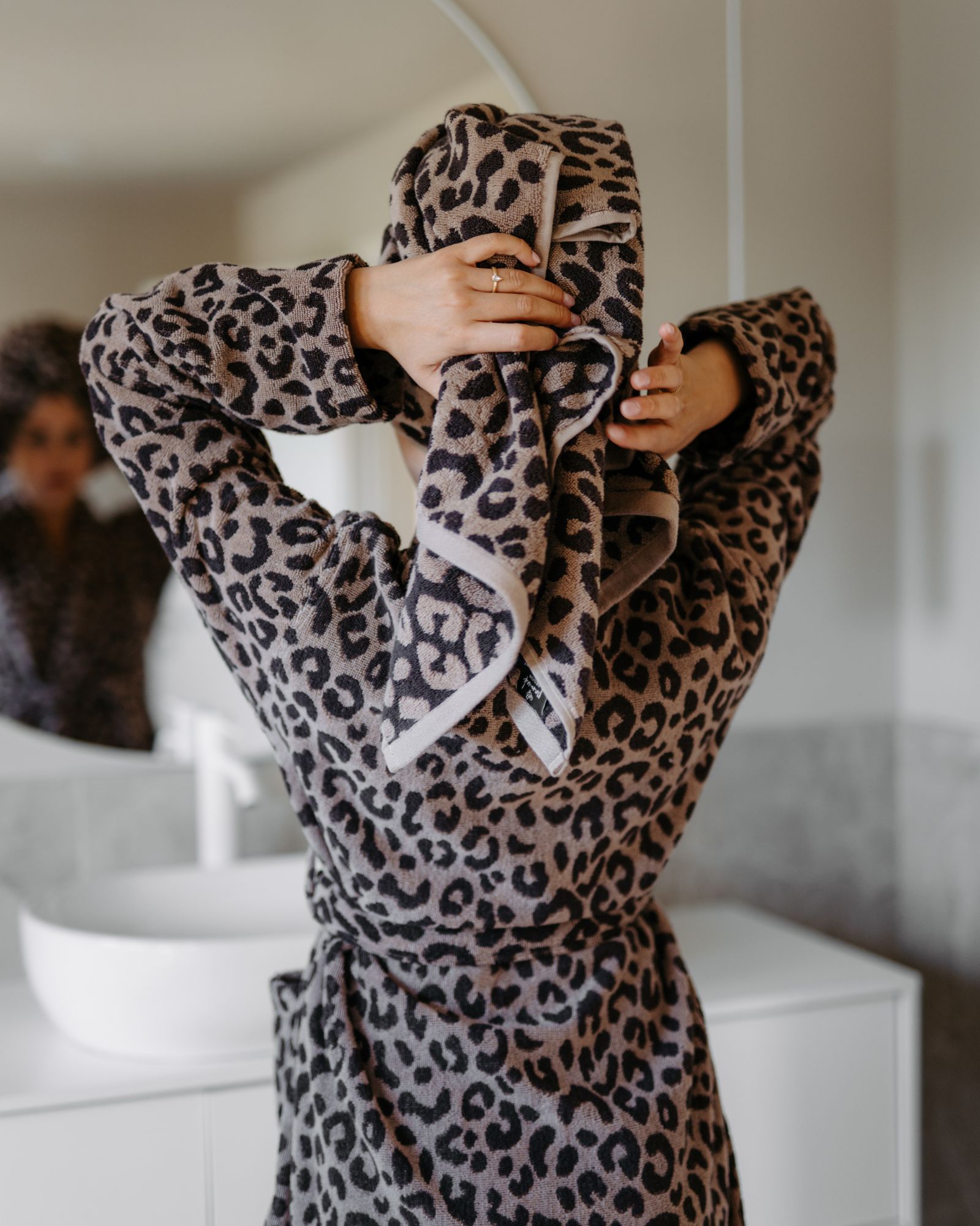 Handtücher LEO 50x100 -2er Set- Leopard