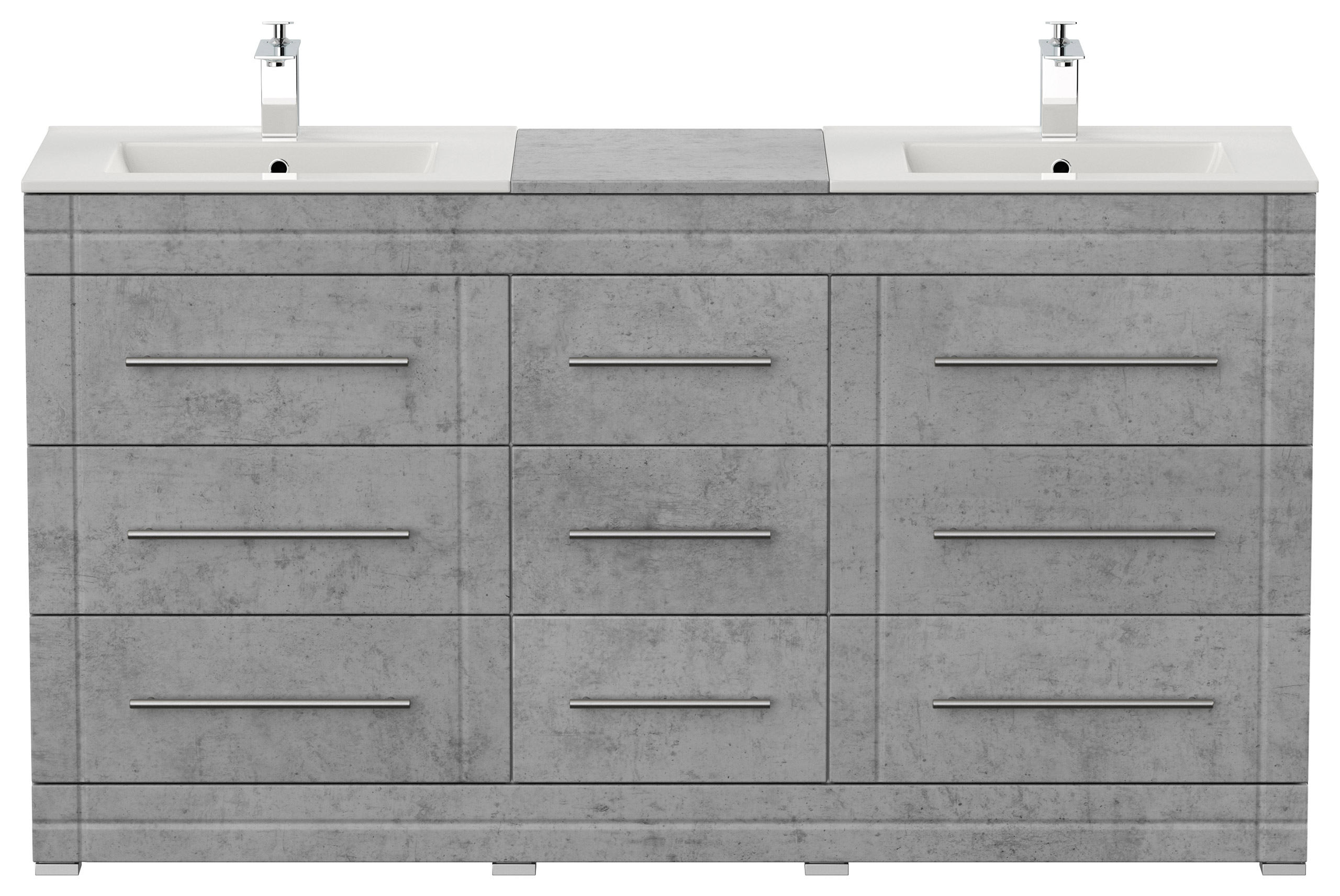 Stand Badmöbel Cosmo Modern SoftClose beton
