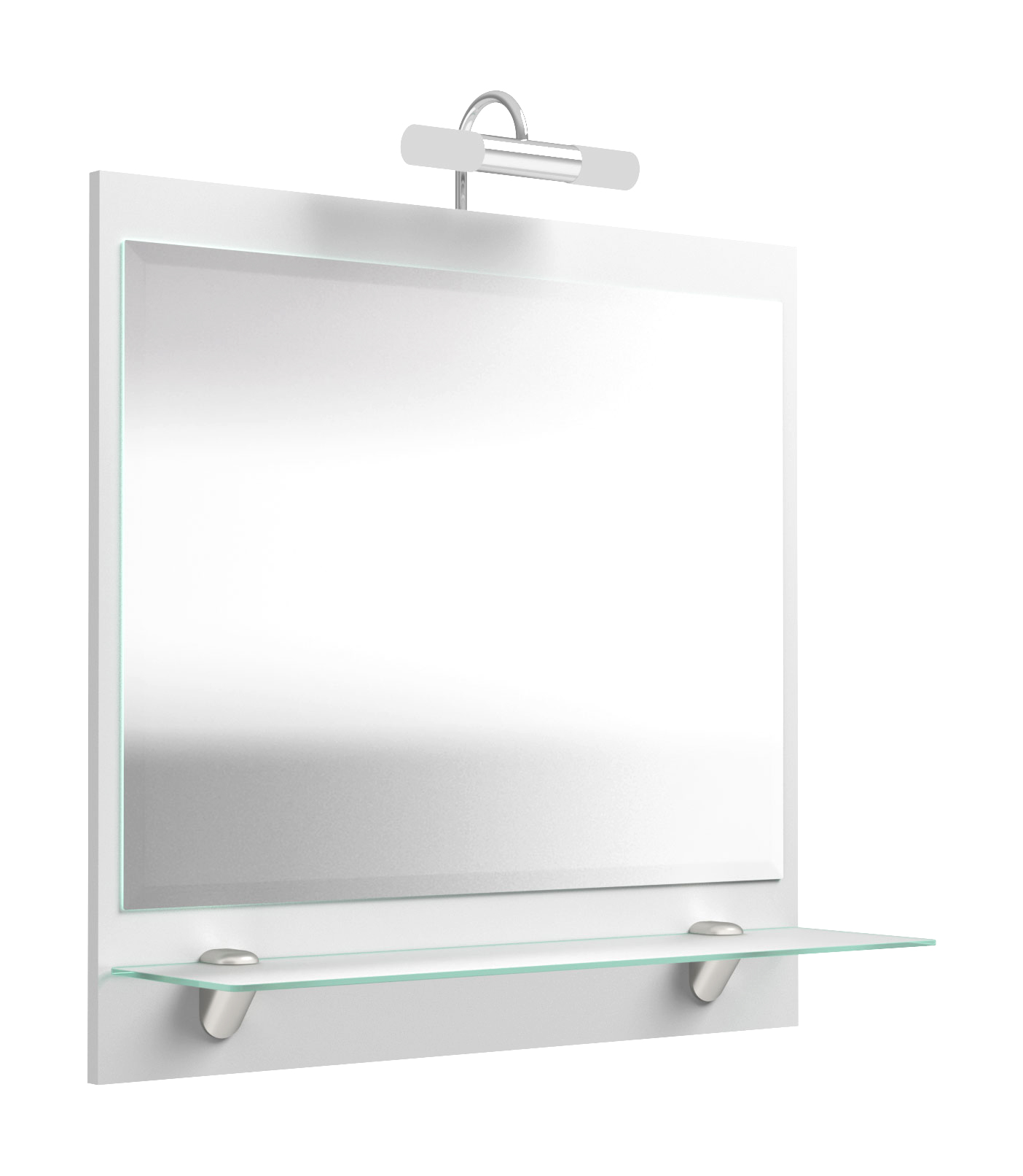 Spiegel Salona 70 cm Weiss hochglanz