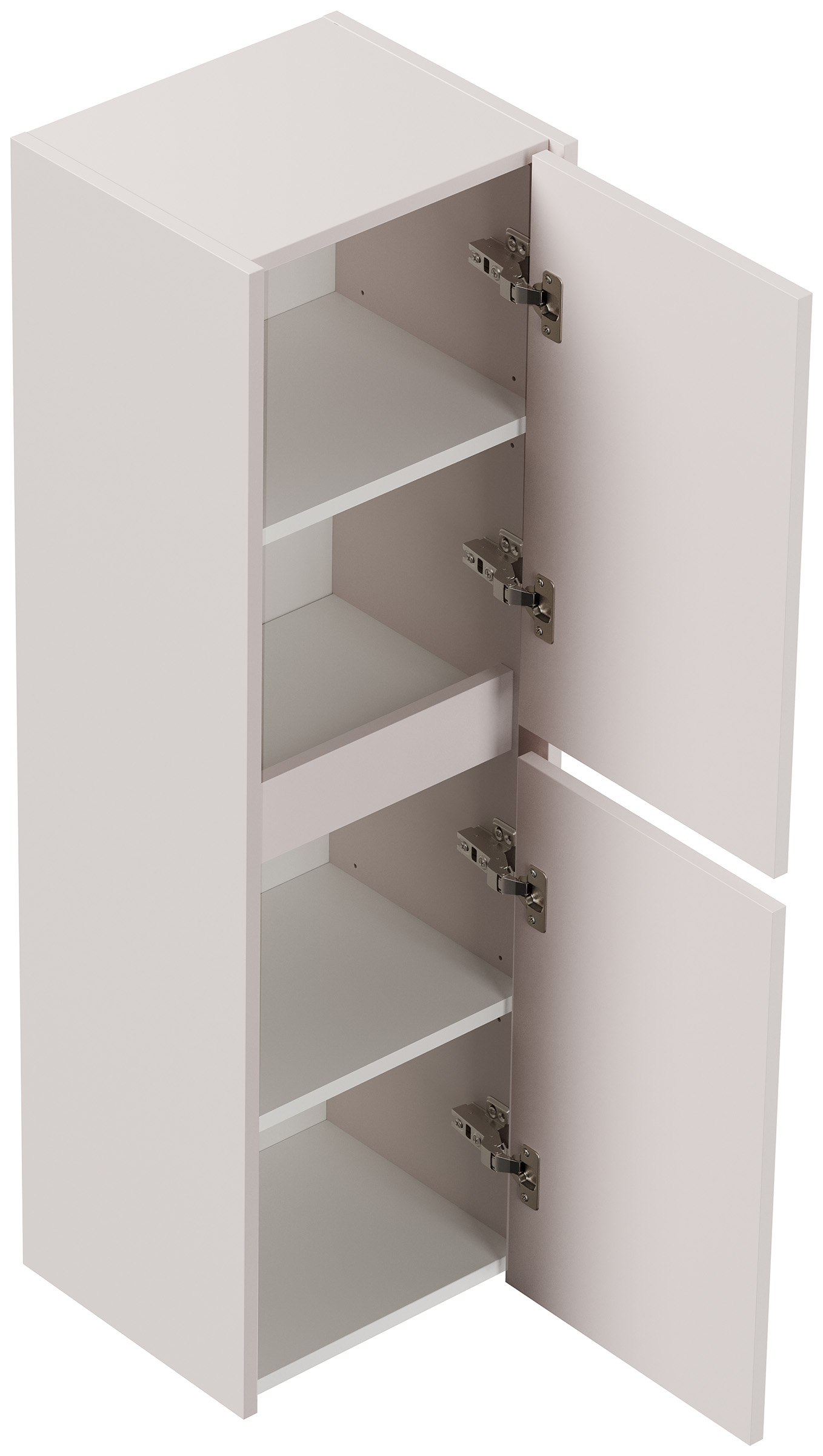 Badezimmer Hochschrank 112cm Softclose Taifun zur Wandmontage eiche gold