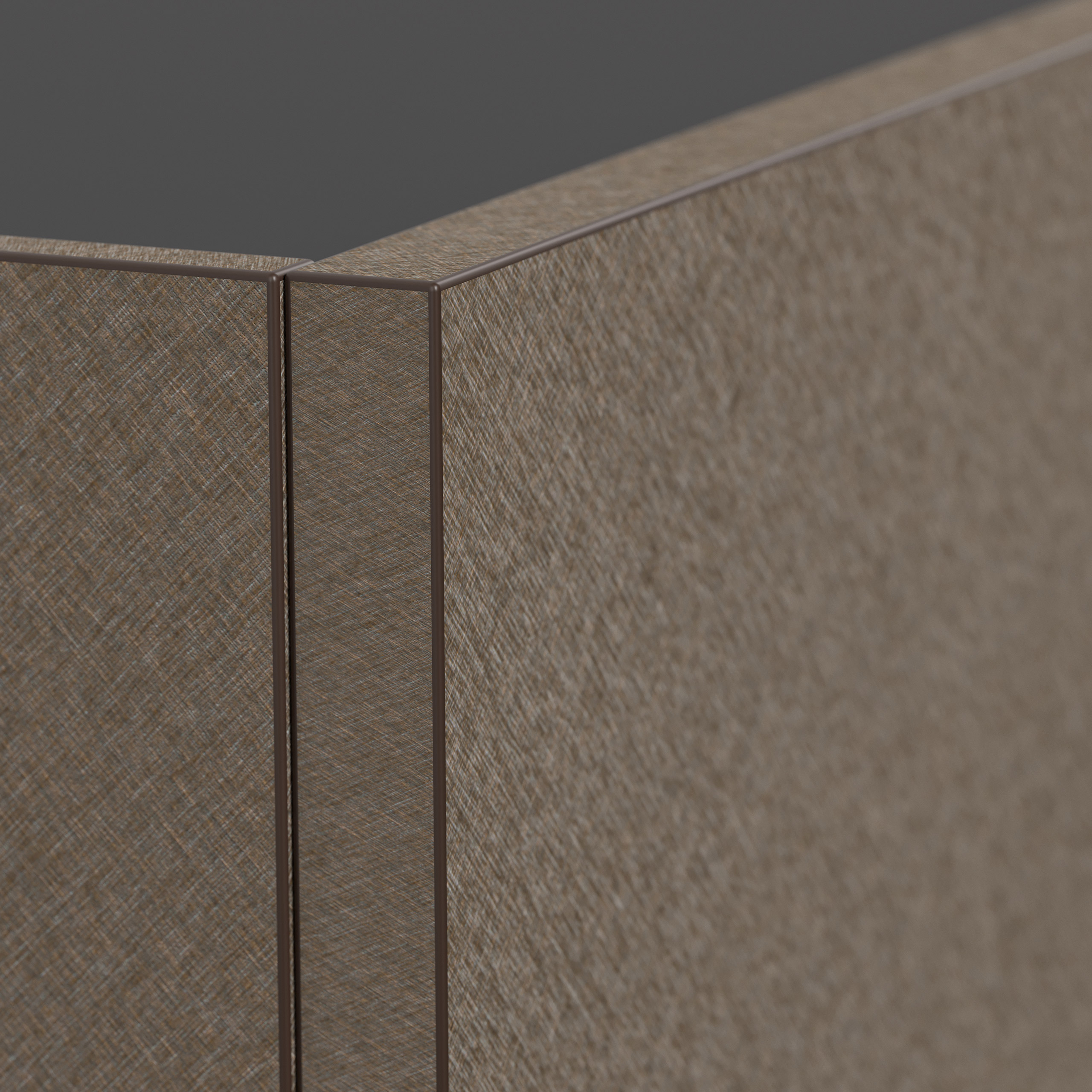Garderobe Blu-S 3 tlg Konsole Push-to-open Spiegel Paneel 6 Paar Sand