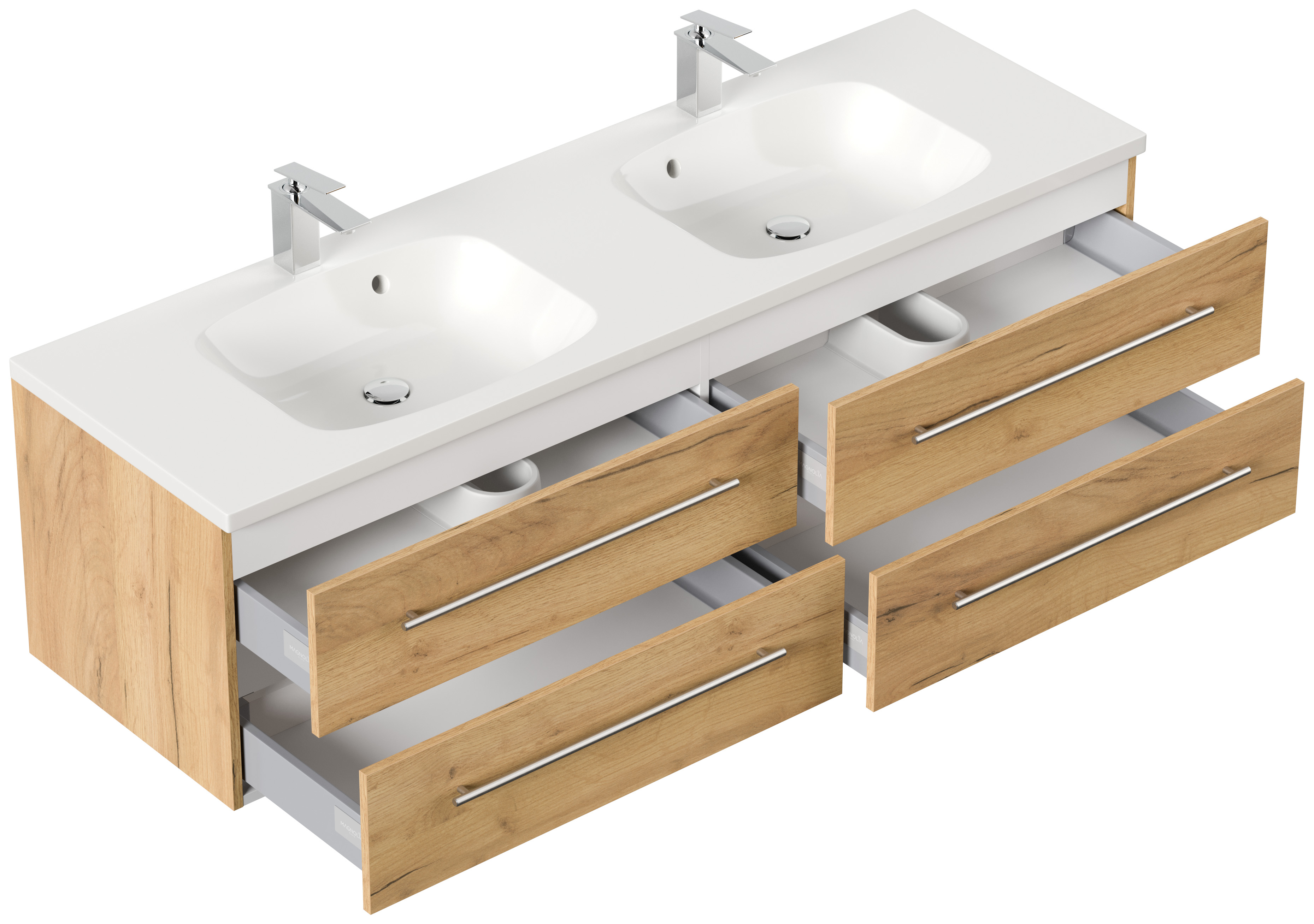 Badmöbel Colossos 160 SoftClose eiche gold