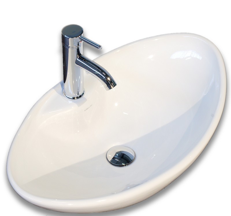 Badmöbel Classico XL SoftClose anthrazit mit Aufsatzwaschbecken