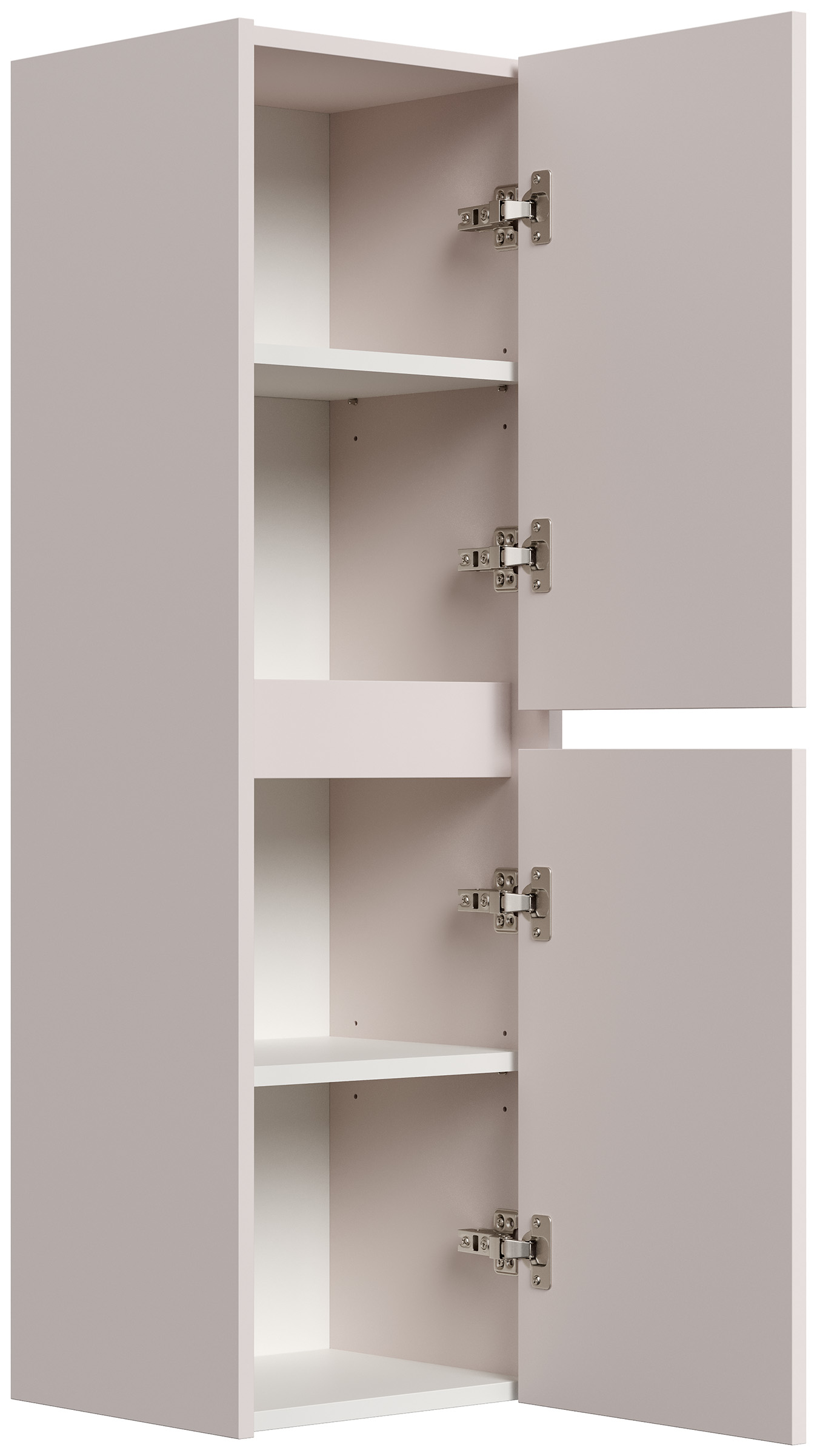 Badezimmer Hochschrank 112cm Softclose Taifun zur Wandmontage eiche gold