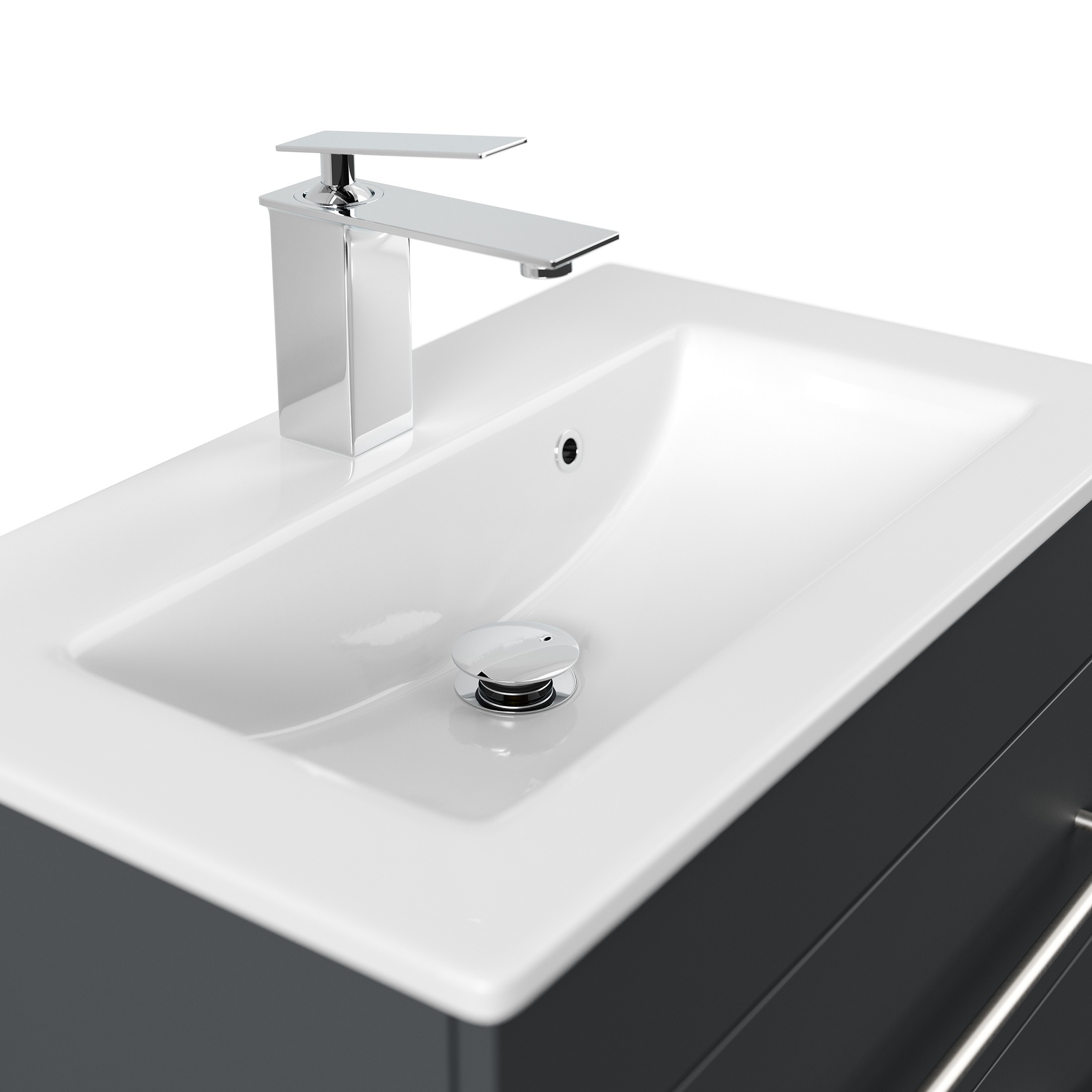 Badmöbel Mars 600 SlimLine SoftClose grafit