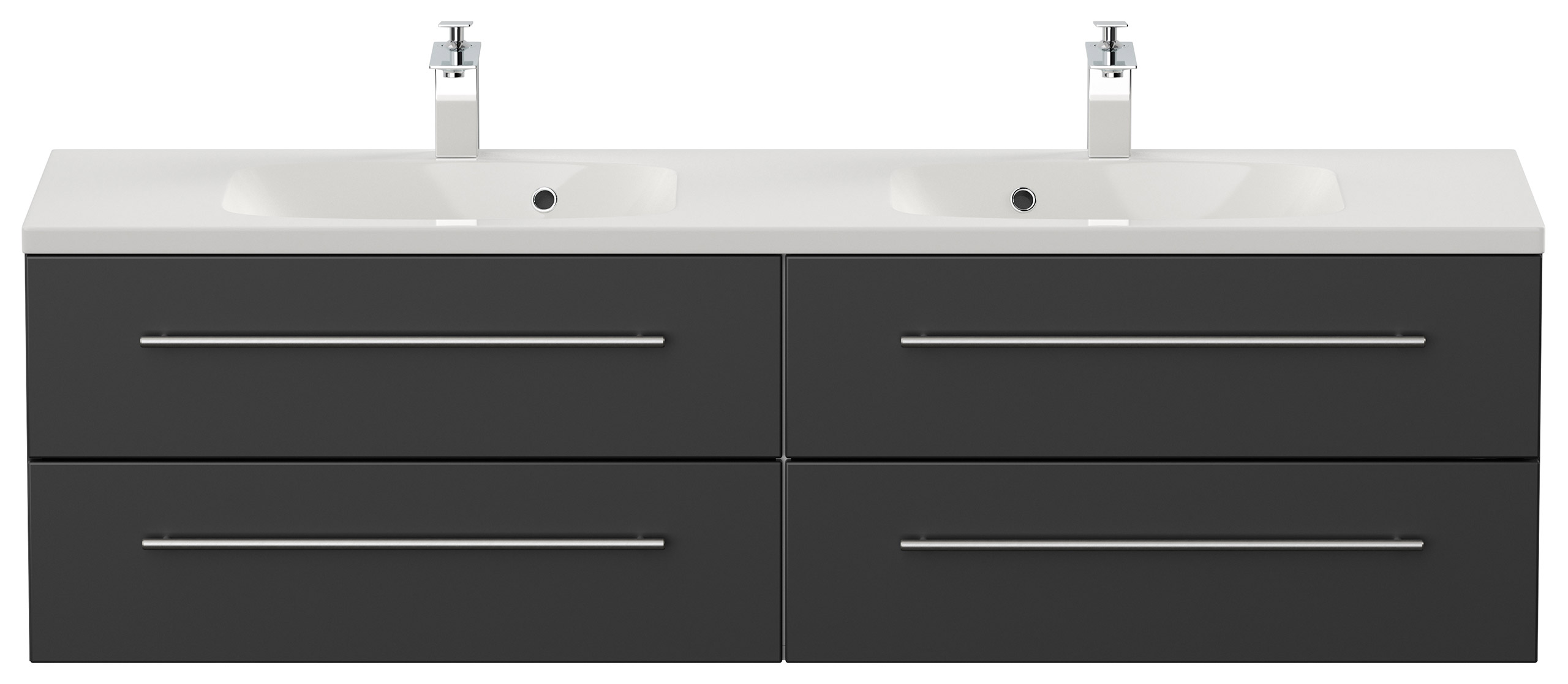 Badmöbel Colossos 160 SoftClose schwarz