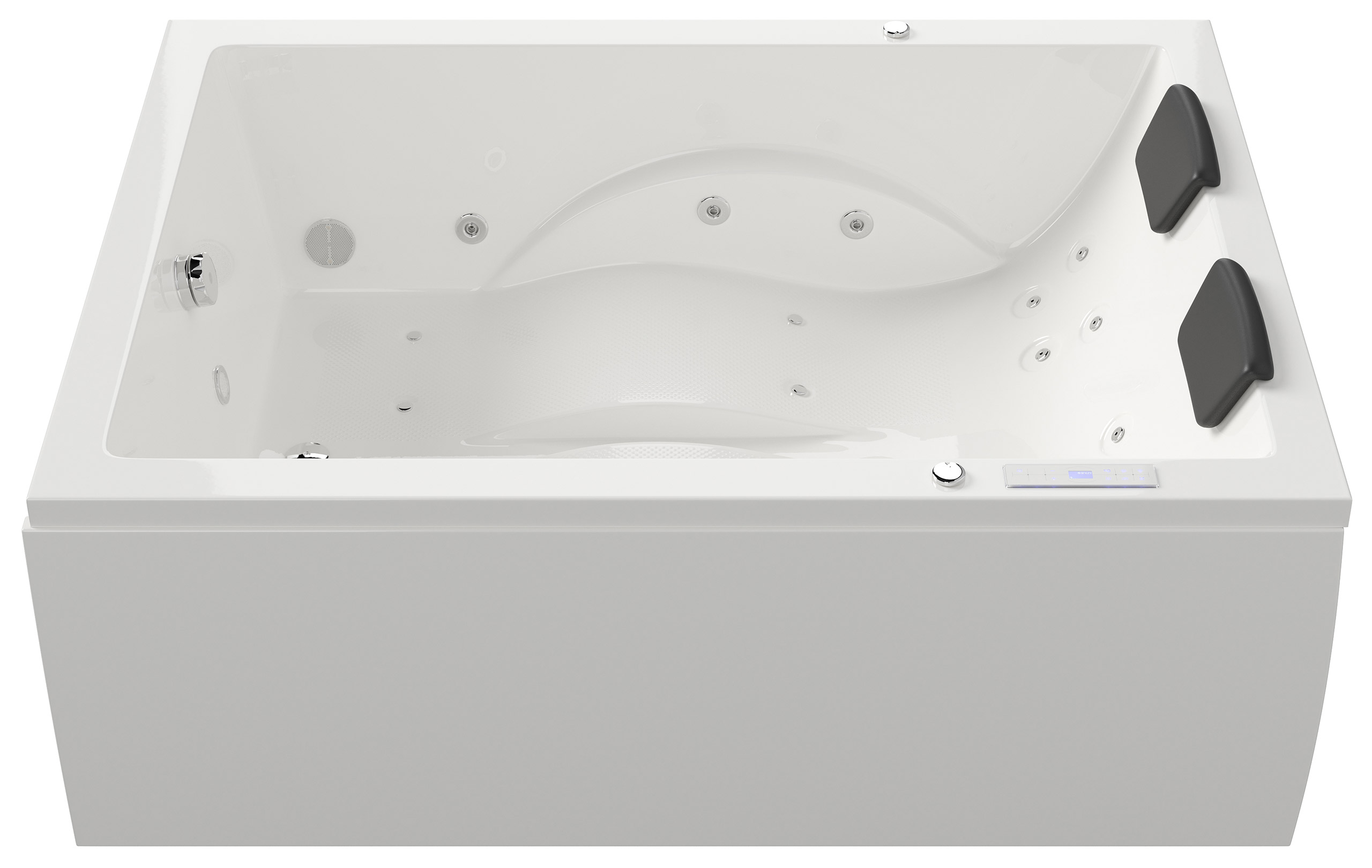 Whirlpool Andalusia 2 Pers. 180x130 rechts Made in Germany 24 Düsen ohne Armatur