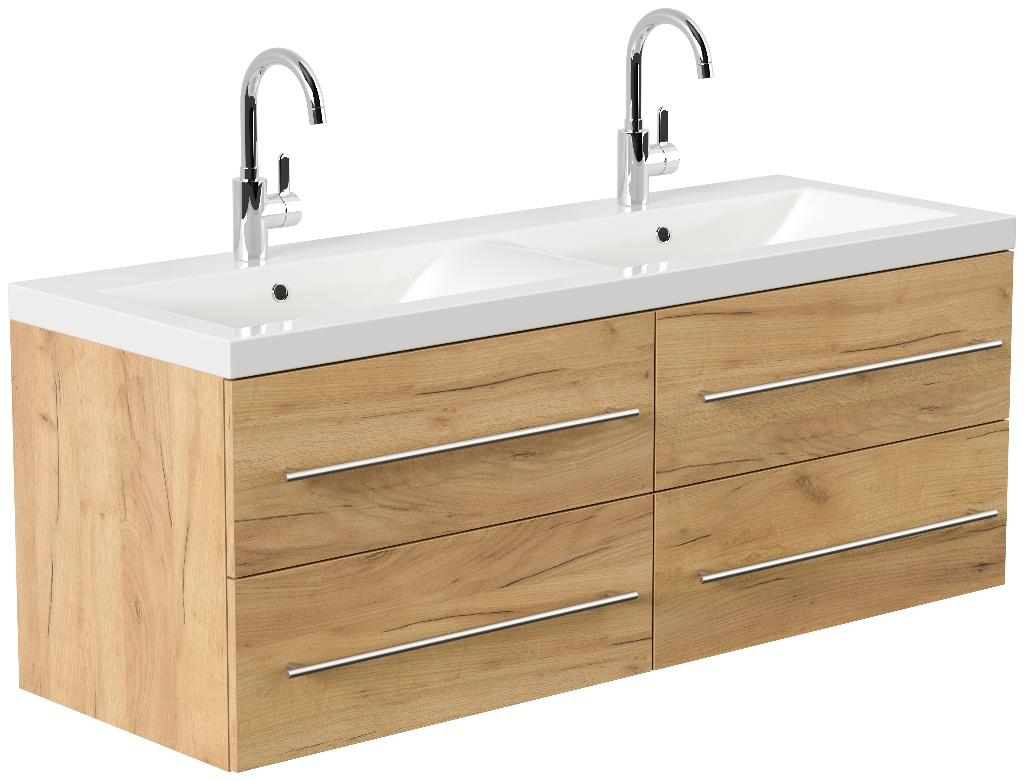 Badmöbel Persepolis XL SoftClose eiche gold