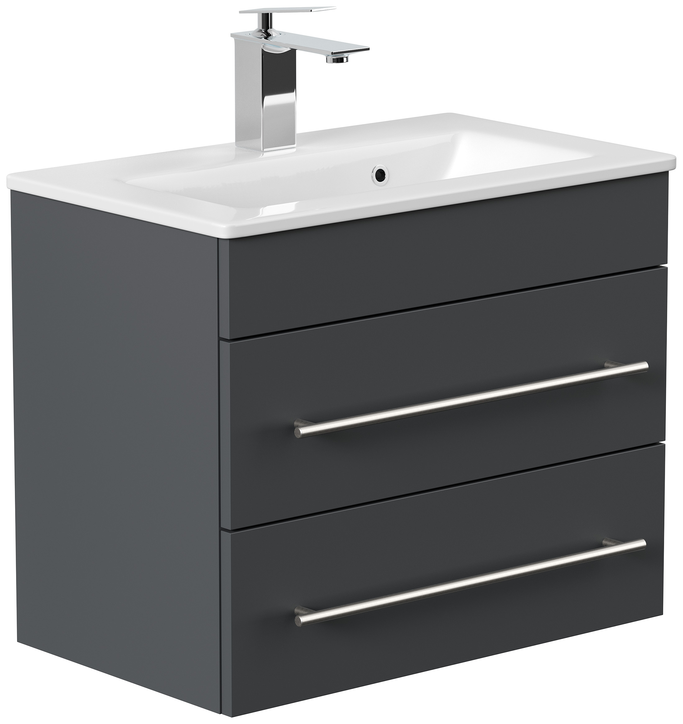 Badmöbel Mars 600 SlimLine SoftClose grafit