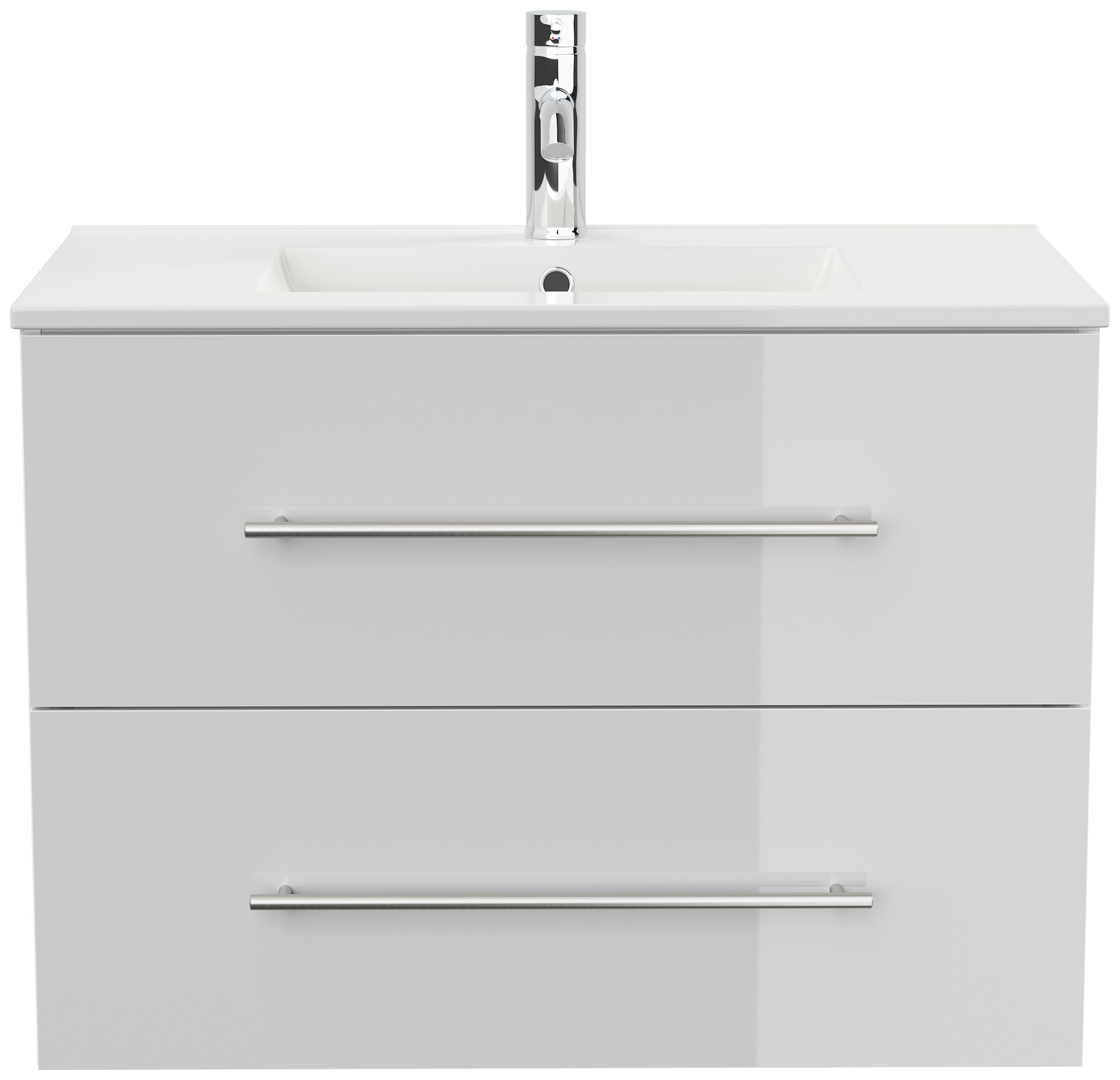 Badmöbel Firenze 80 SoftClose weiss hochglanz