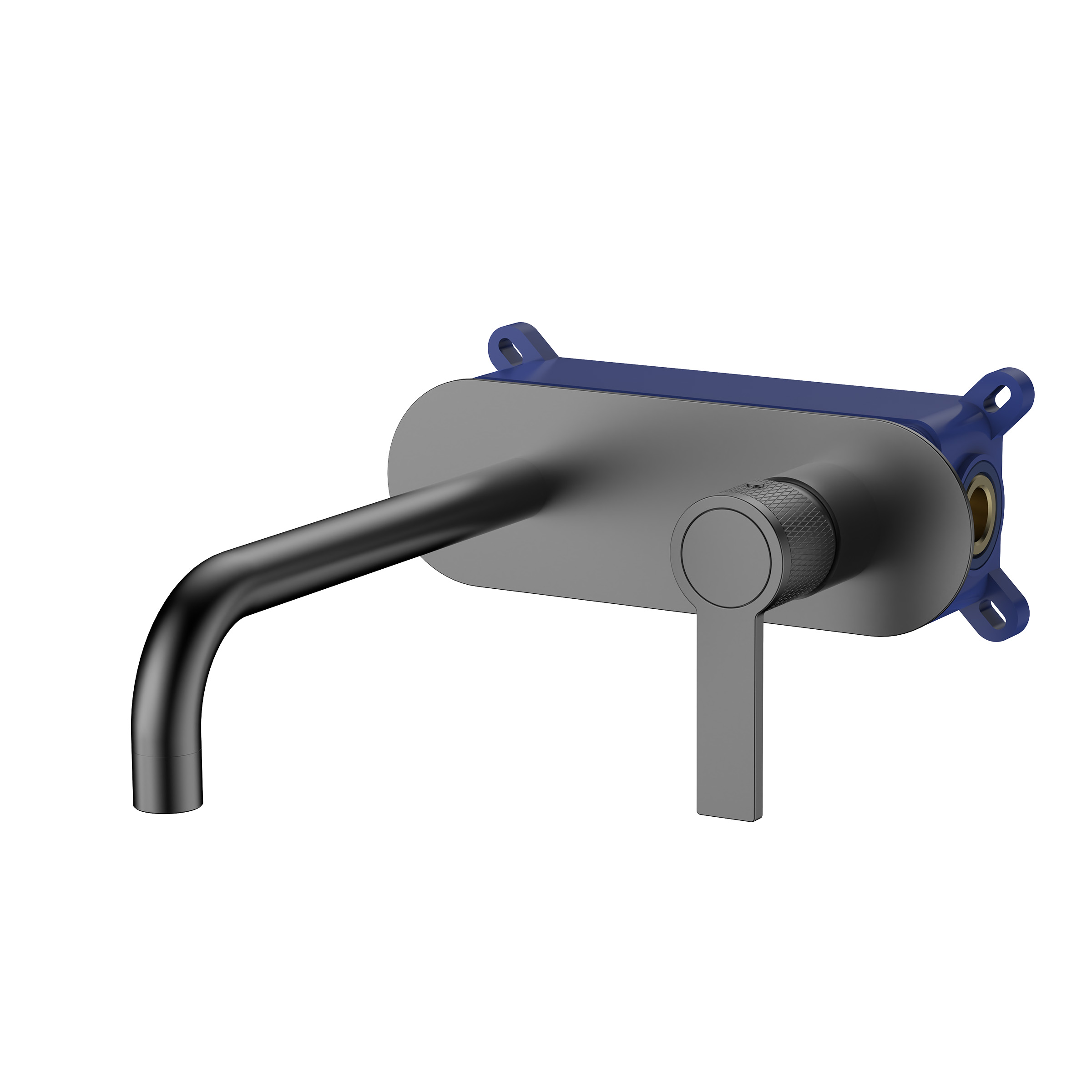 Wand-Waschtischarmatur Aurea Graphite Unterputz