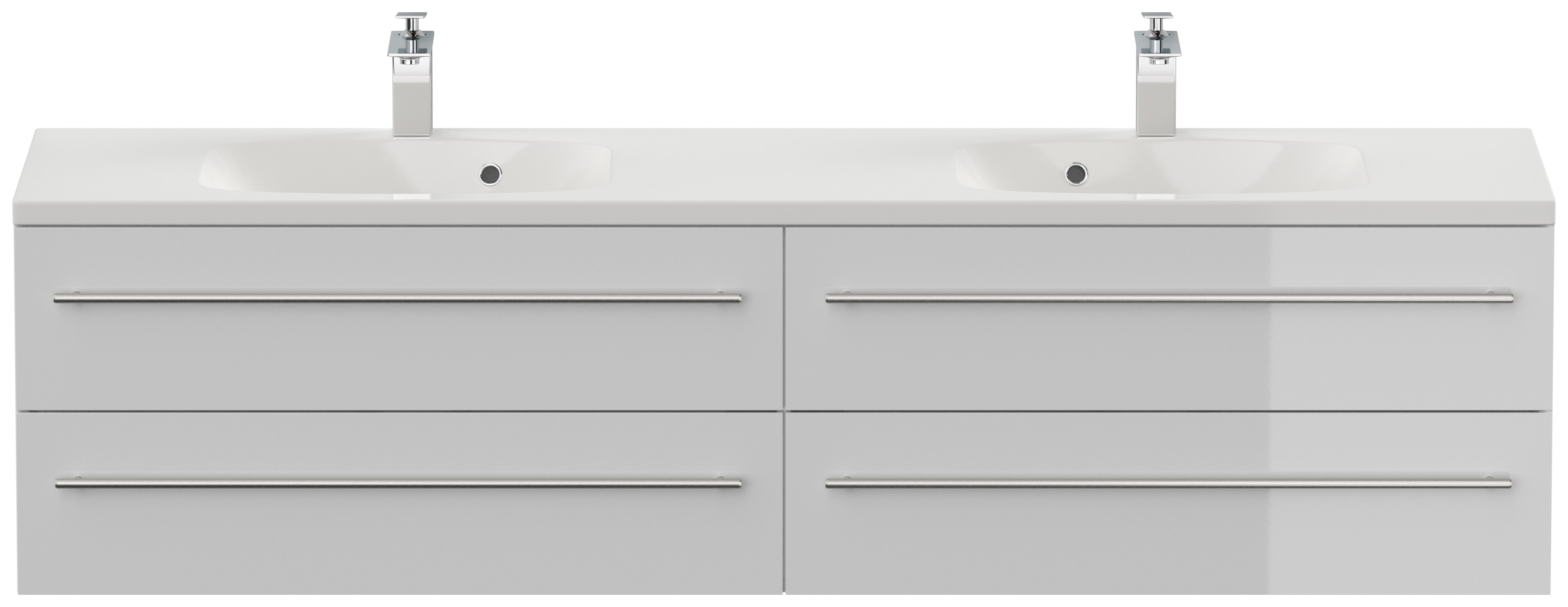Badmöbel Colossos 180 SoftClose weiss hochglanz