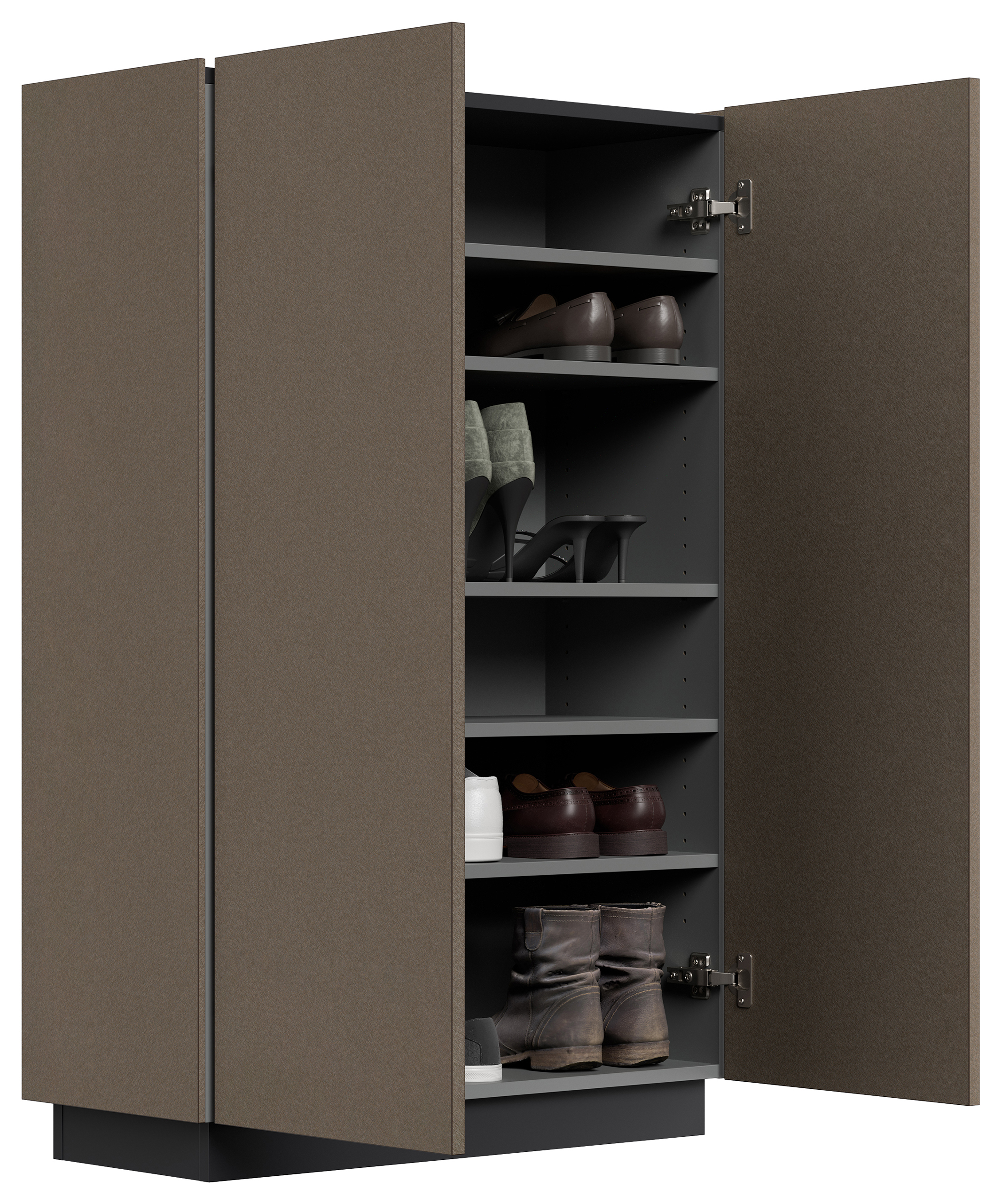 Raumwunder Schuhschrank Alius-M 2 Türen 18 Paar Sand 
