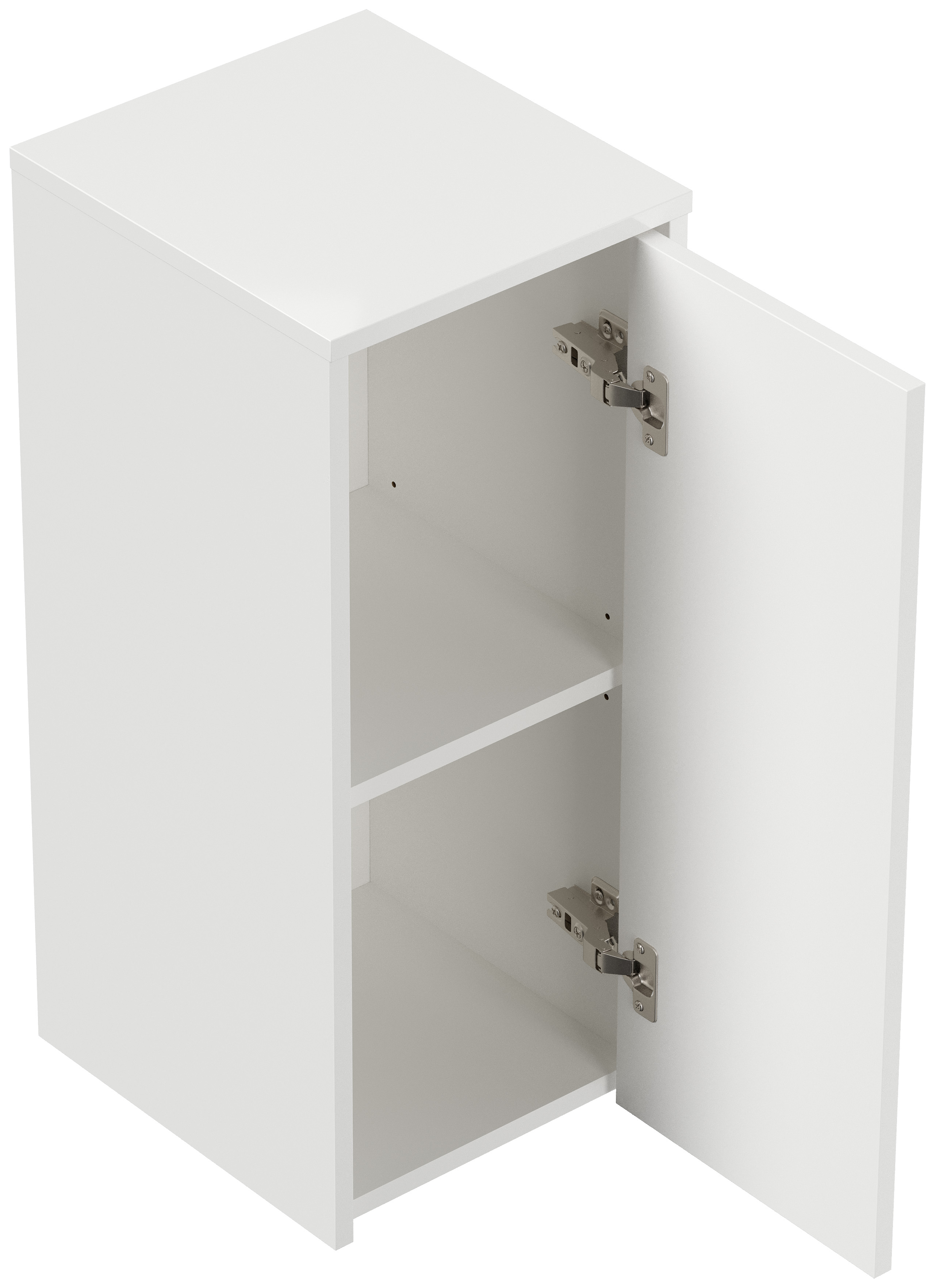 Badmöbelset Taifun 190cm 5tlg mit 2x Spiegelschrank & 2x Badschrank weiß Hgl