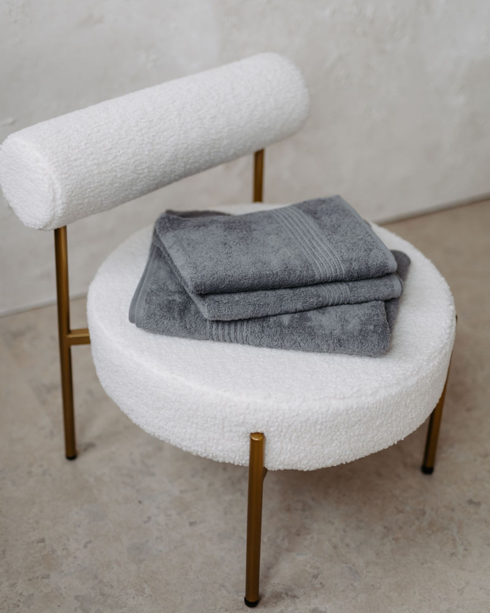 Duschtücher ELA 70x140 - 2er Set - Dark Grey