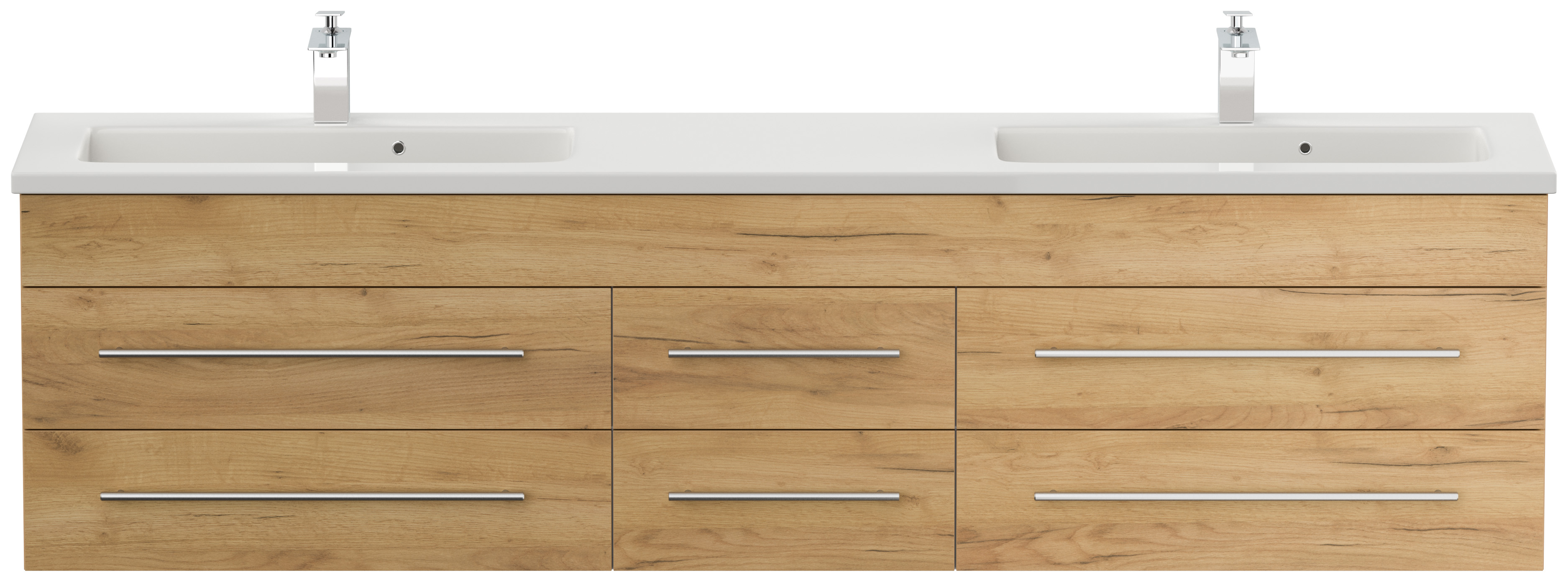 Badmöbel Colossos 200 SoftClose eiche gold
