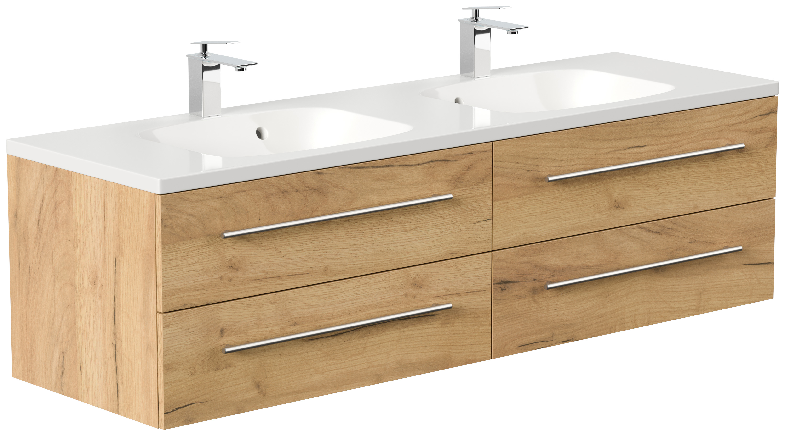 Badmöbel Colossos 160 SoftClose eiche gold