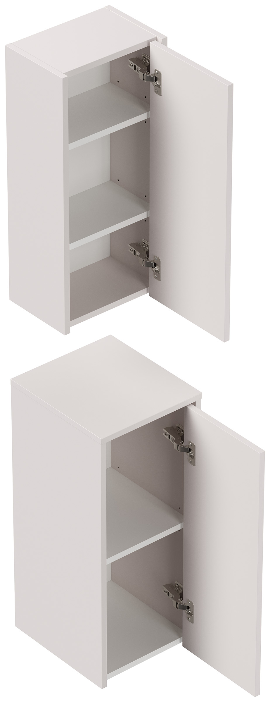 Badschrank 2er Set Taifun zur Wandmontage eiche gold