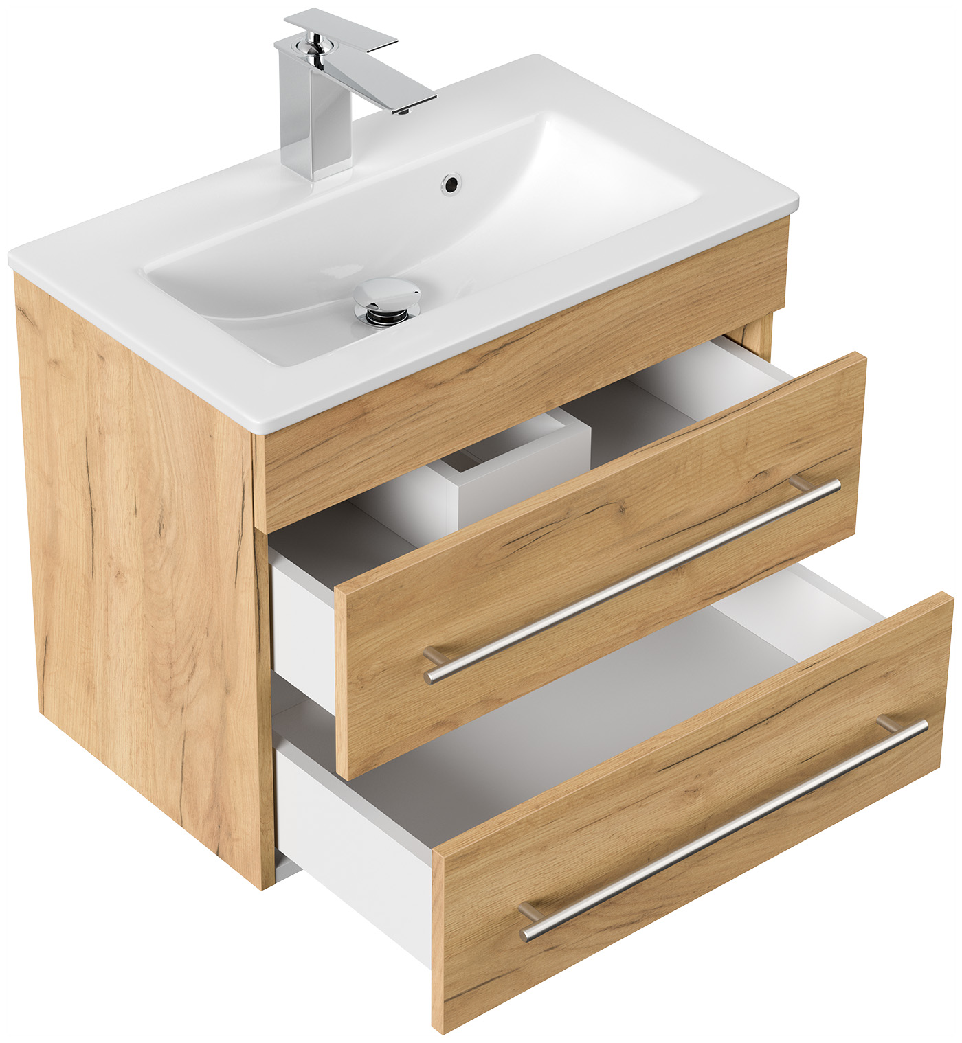 Badmöbel Mars 600 SlimLine SoftClose eiche gold