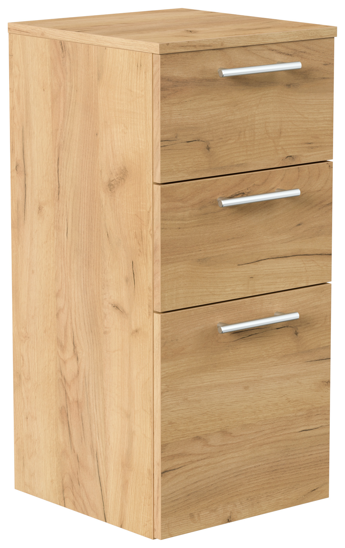 Midischrank 75cm eiche gold