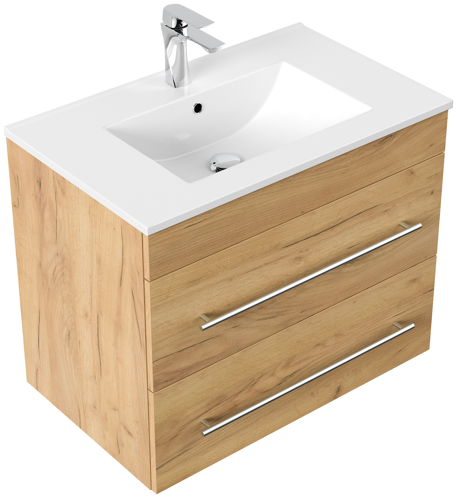Badmöbel Casa Infinity 750 SoftClose eiche gold