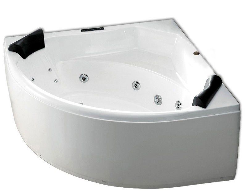 Eck Whirlpool Titan 155x155x72 Made in Germany 22 Düsen Befüllung Überlauf