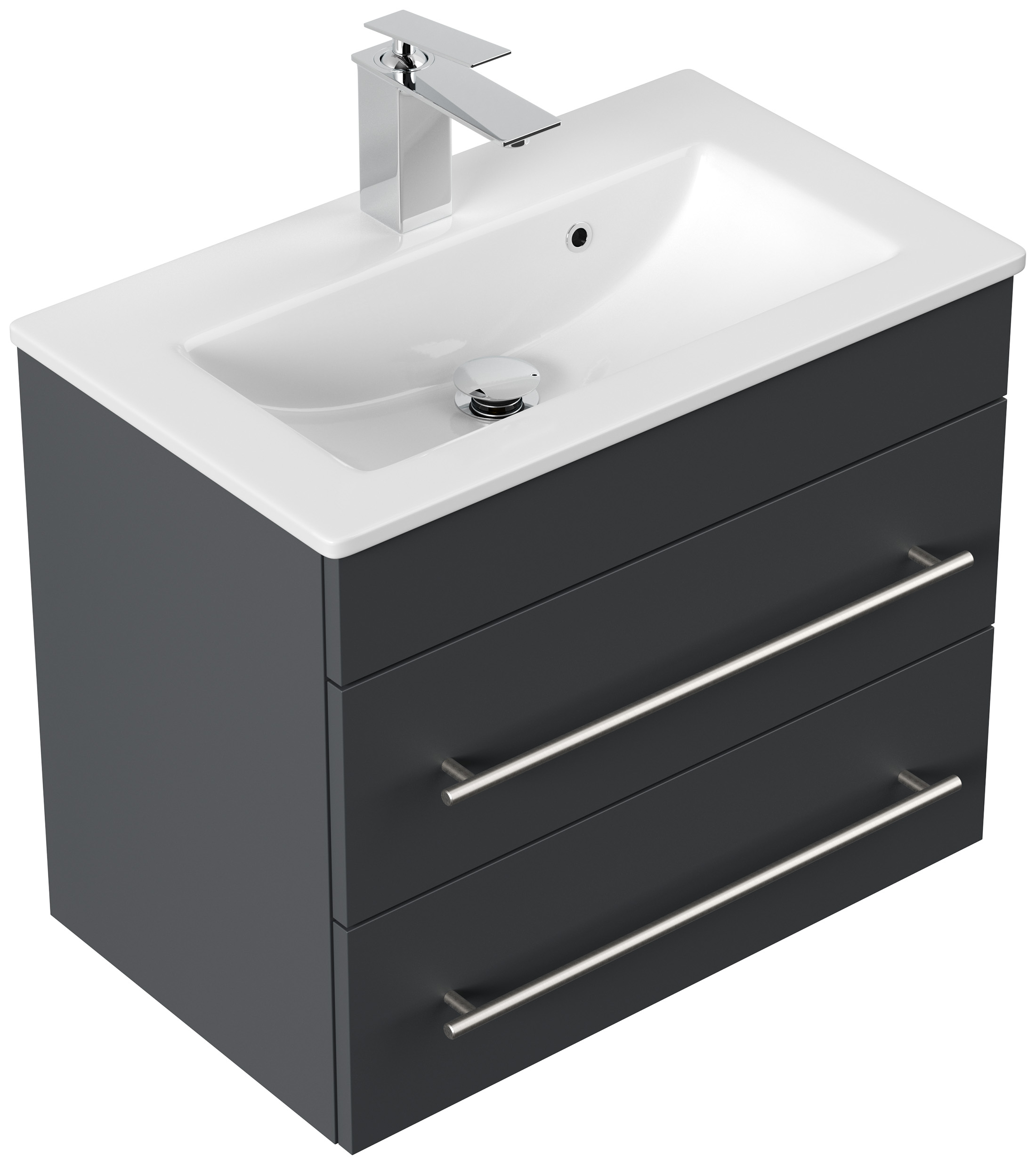 Badmöbel Mars 600 SlimLine SoftClose grafit