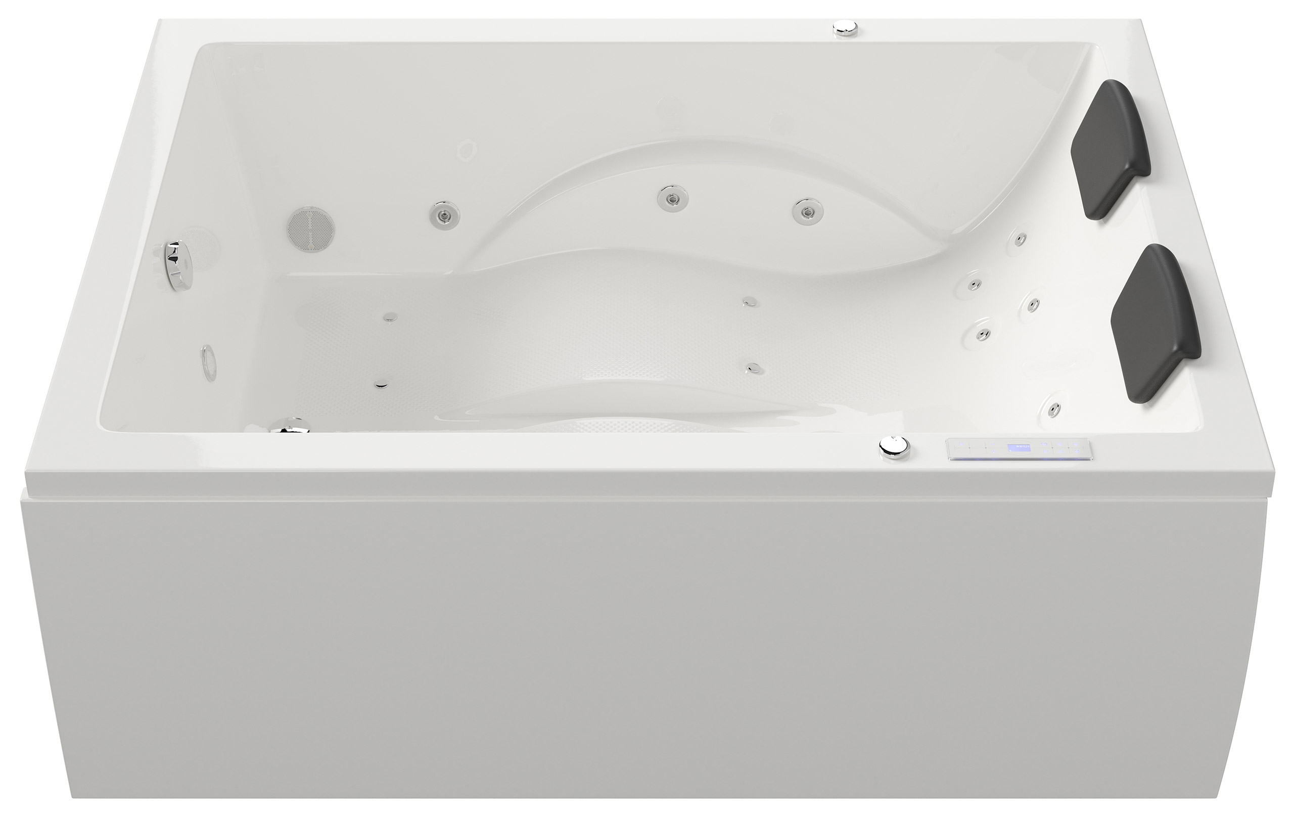 Whirlpool Andalusia 2 Pers. 180x130 rechts Made in Germany 24 Düsen ohne Armatur