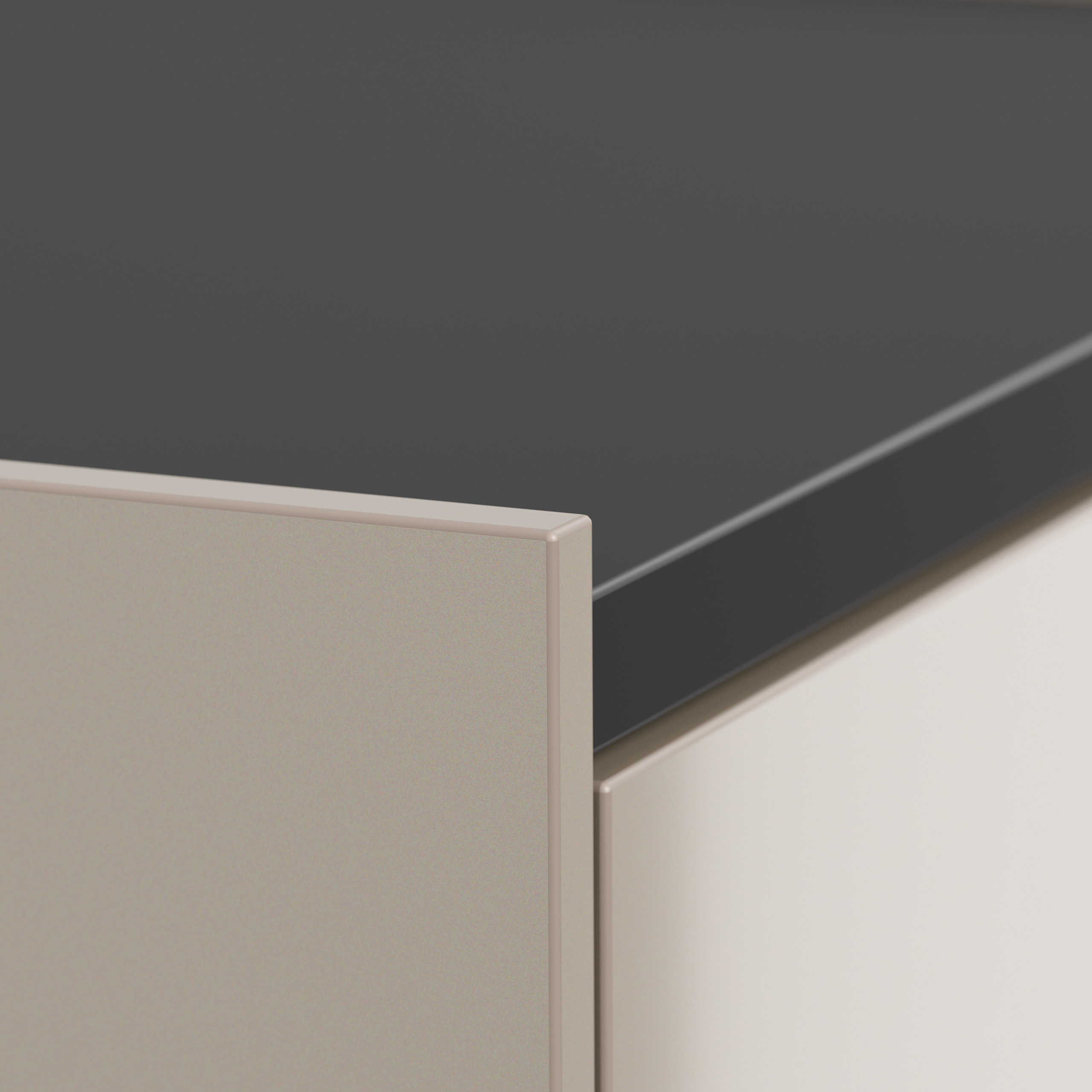 Design Nachttisch Kommode Artem 60cm B, 2 Softeinzüge lackiert Kubanit