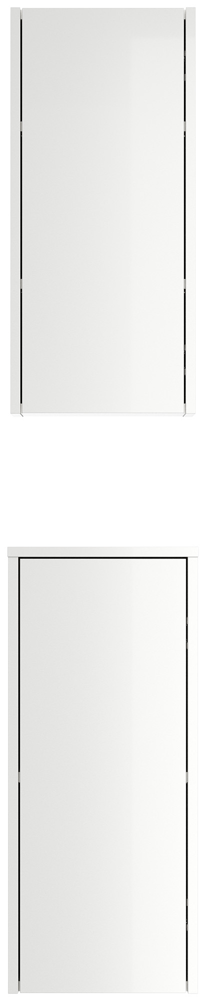 Badschrank 2er Set Taifun zur Wandmontage weiß Hgl