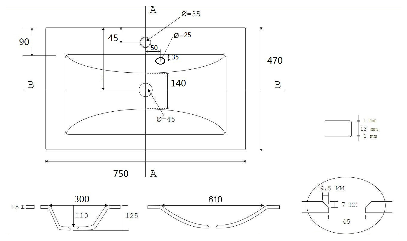 Badmöbel Vitro 750 mit Glaswaschbecken SoftClose beton Badmöbel Vitro 750 mit Glaswaschbecken SoftClose beton