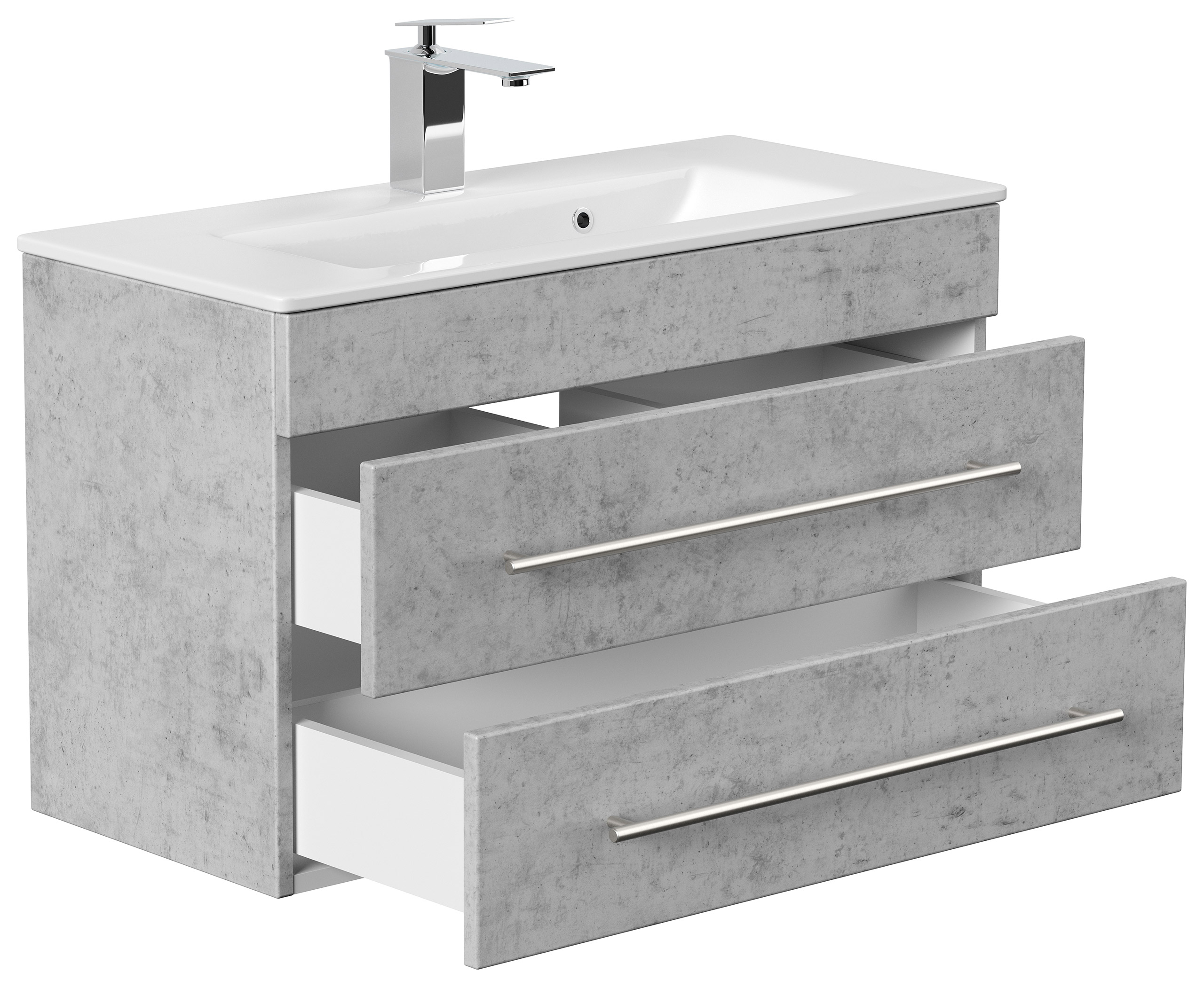 Badmöbel Mars 800 SlimLine SoftClose beton Badmöbel Mars 800 SlimLine SoftClose beton