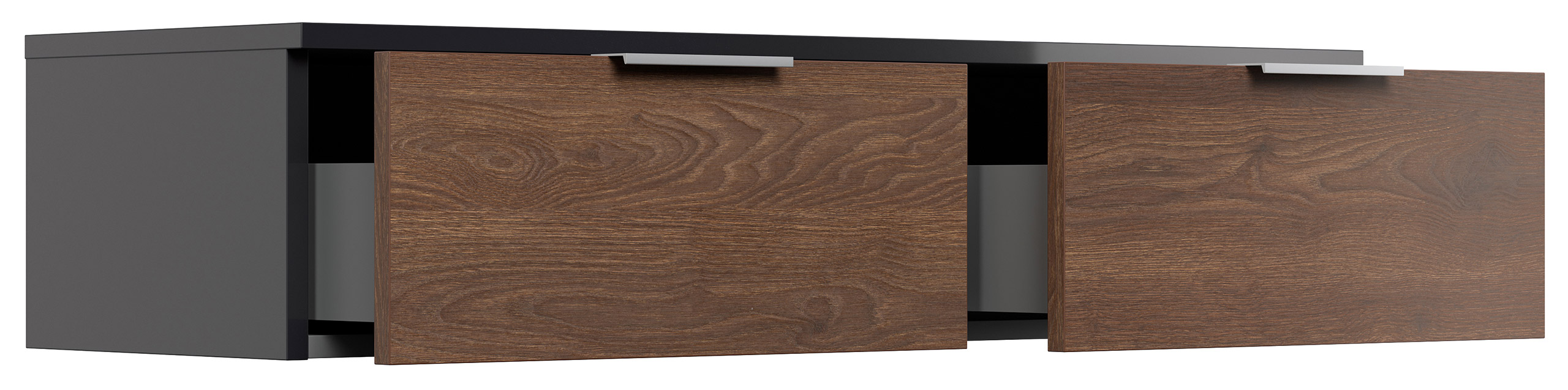 Hängekonsole Urban Slimline 2 Schubladen Softclose Redwood