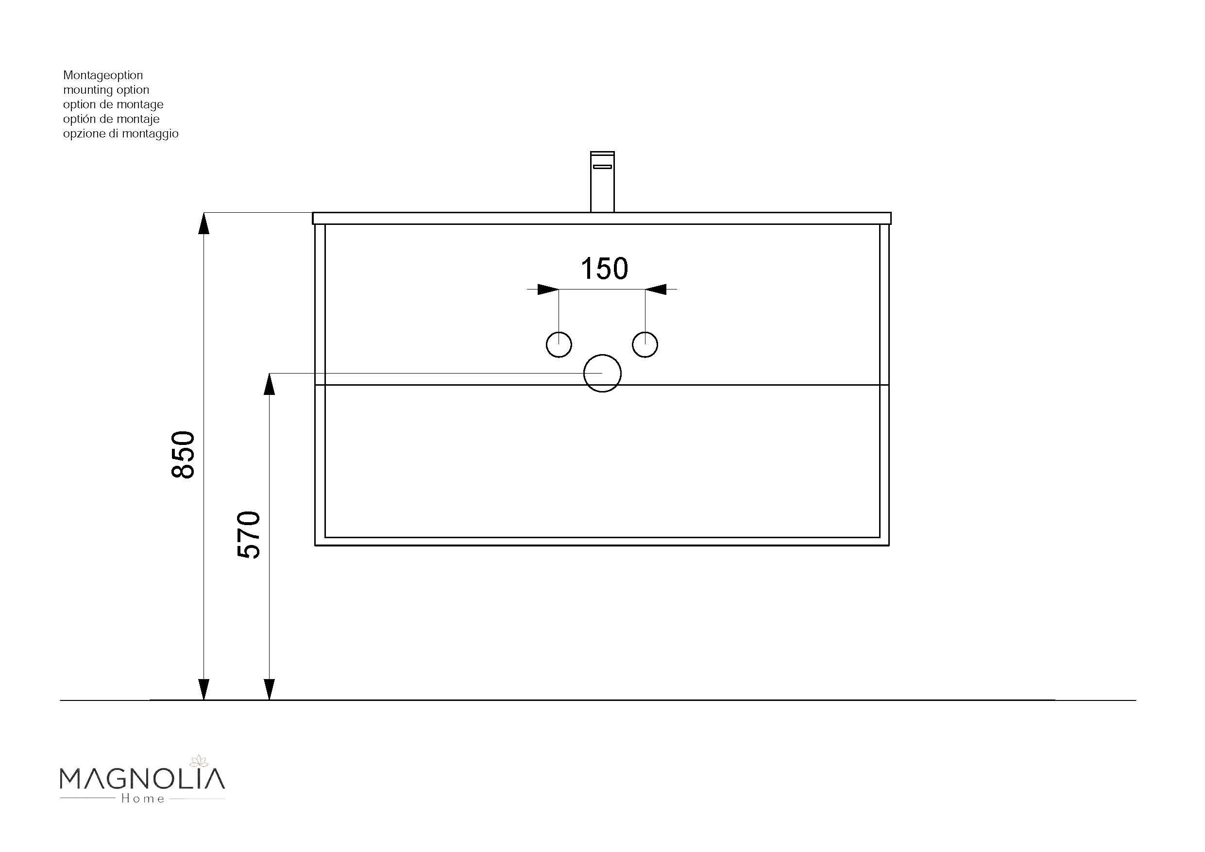 Badmöbel Set Firenze 100 3tlg. LED Spiegel und Hochschrank weiß hochglanz
