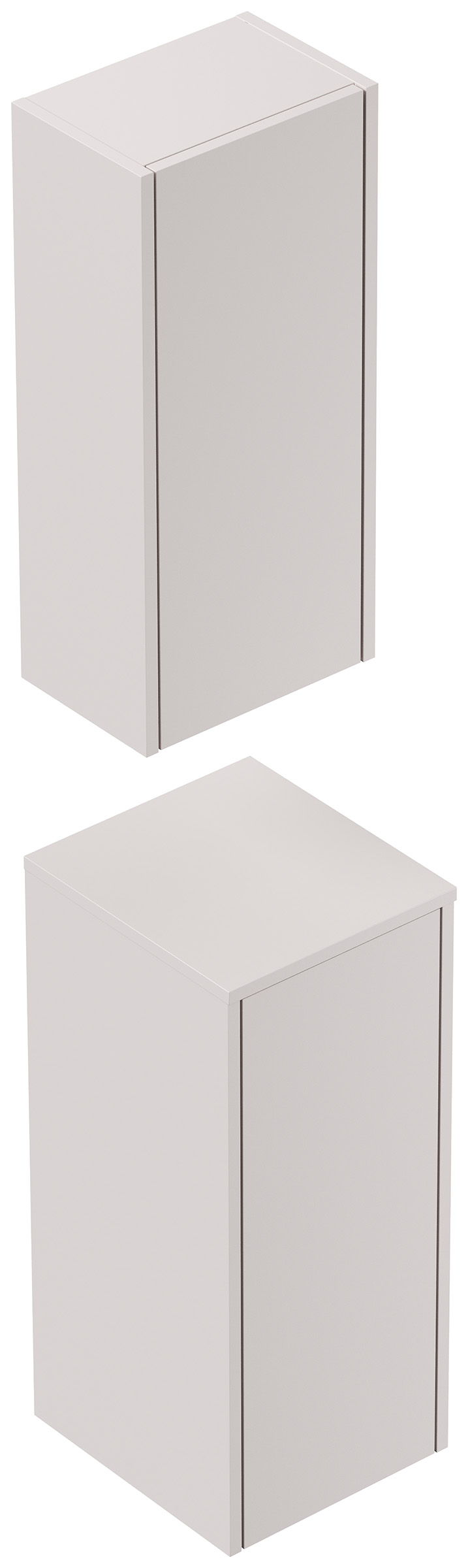Badschrank 2er Set Taifun zur Wandmontage eiche gold