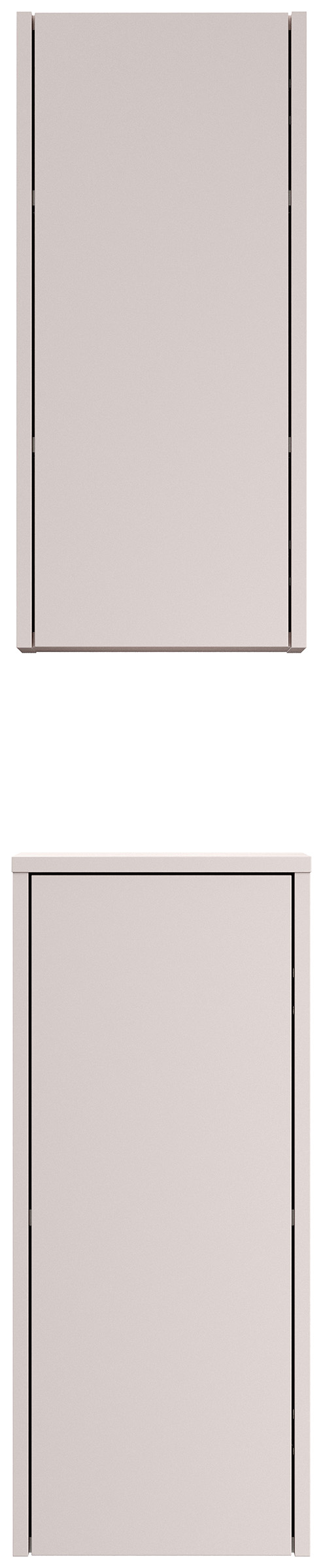 Badschrank 2er Set Taifun zur Wandmontage eiche gold