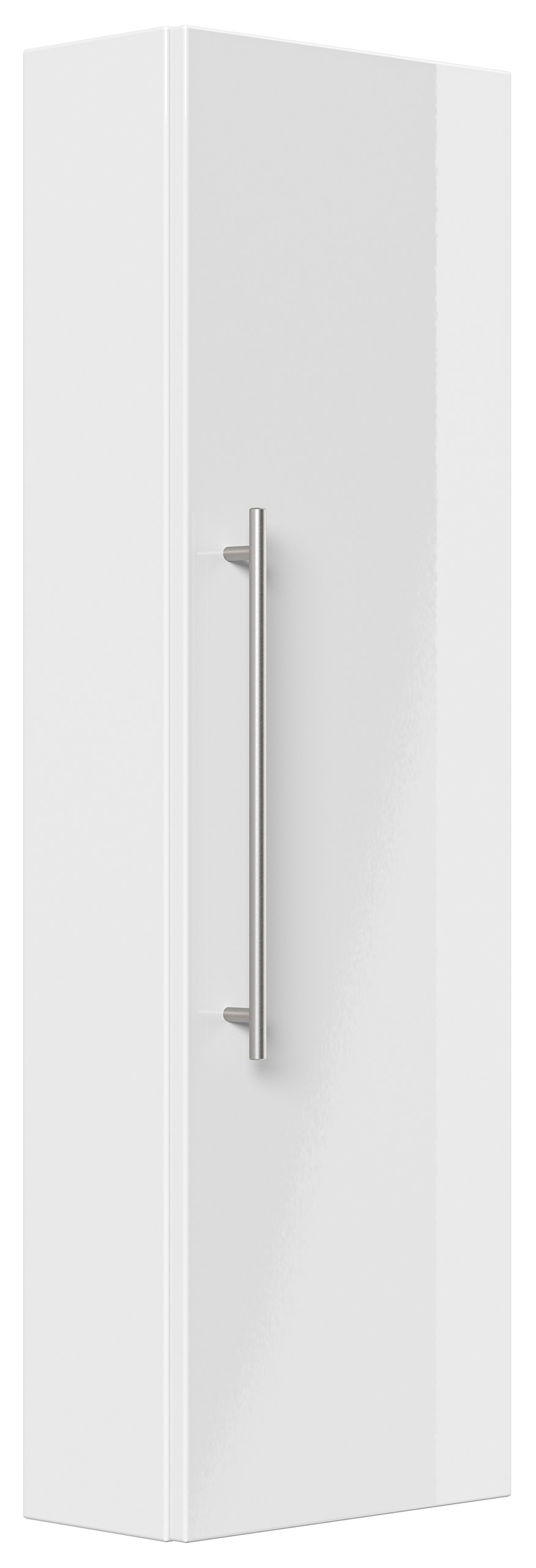 Hochschrank Slimline nur 17cm Tief (BxH) 33x105 cm weiss hochglanz