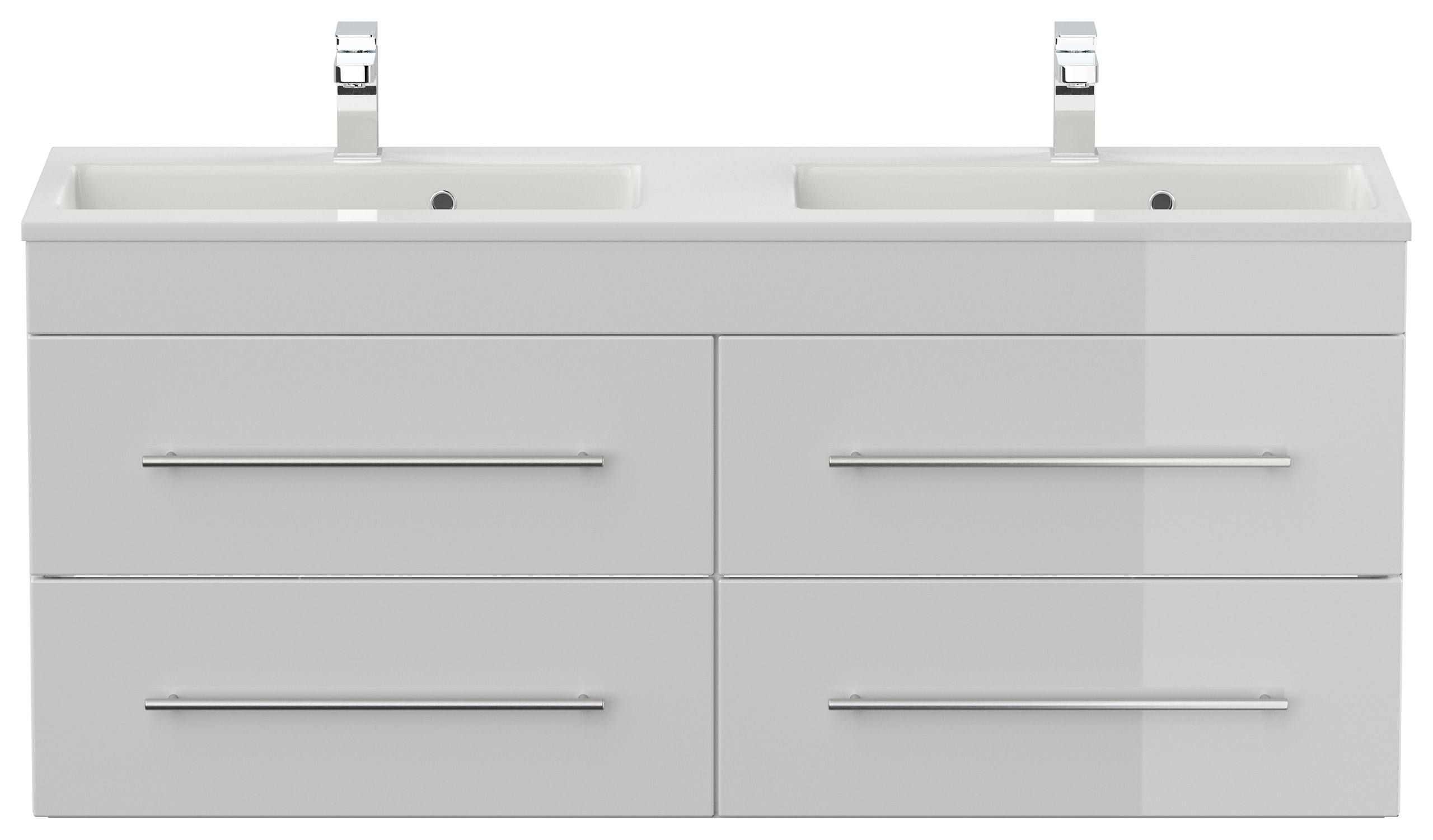 Badmöbel Firenze 140 SoftClose weiss hochglanz