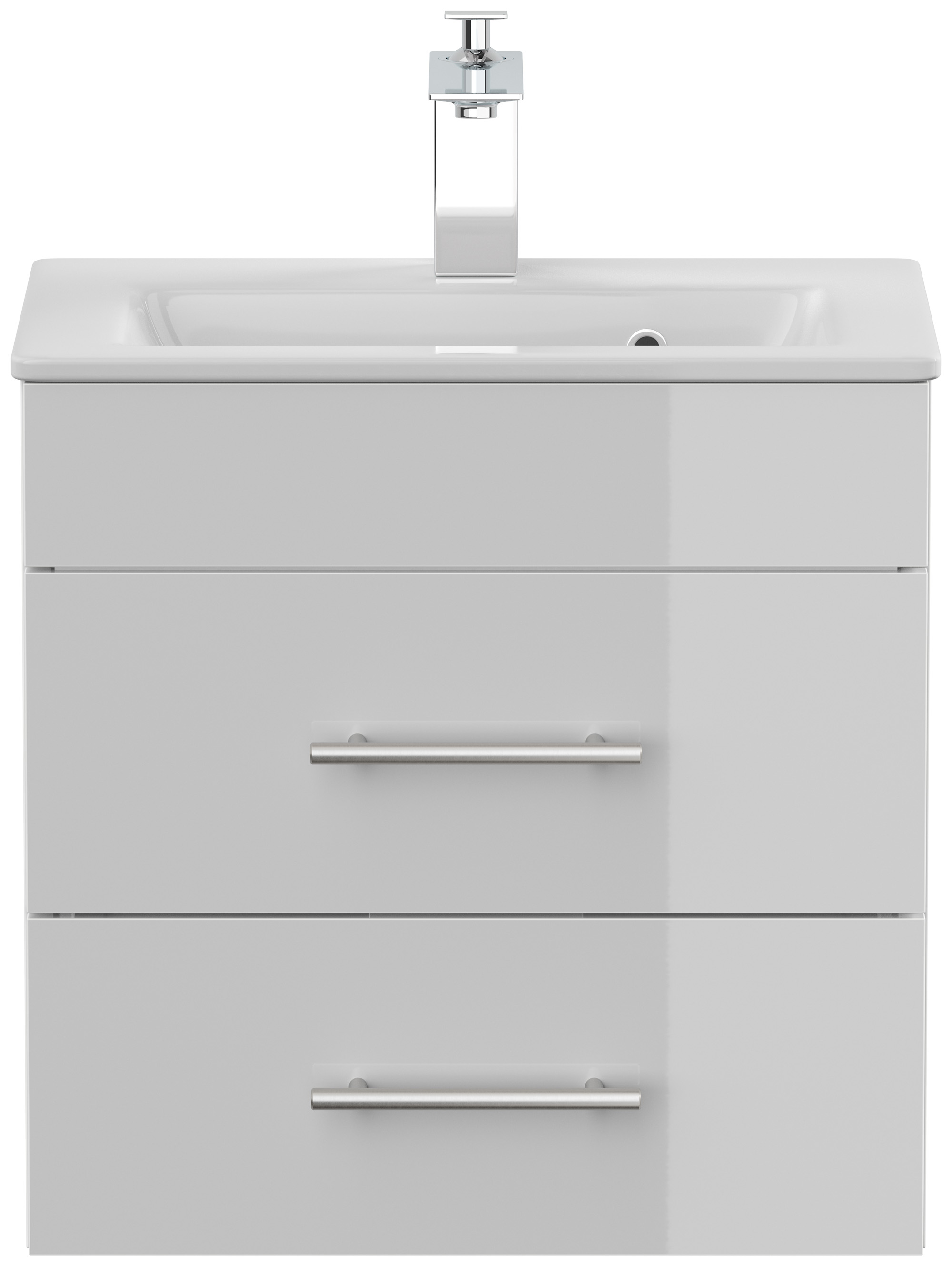 Badmöbel Mars 500 SlimLine SoftClose weiss hochglanz