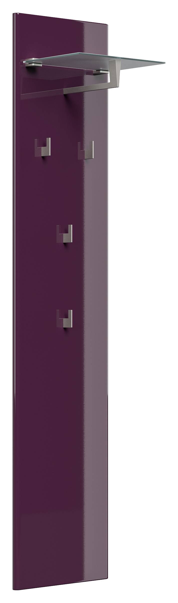 Garderobe Set 110 Ventura 3 tlg Schuhschrank 8 Klappen 32 Paar Weiss-Weiss Hgl