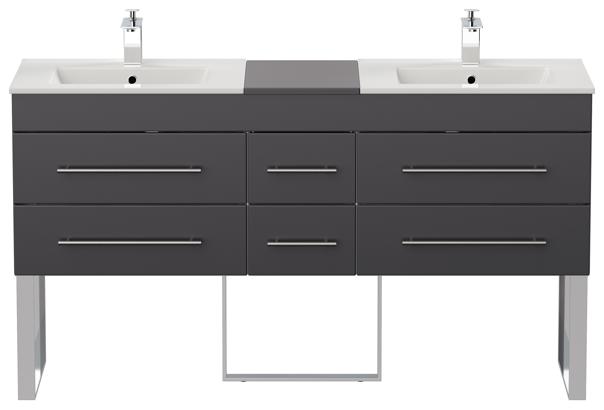 Stand Badmöbel Roma XL SoftClose anthrazit