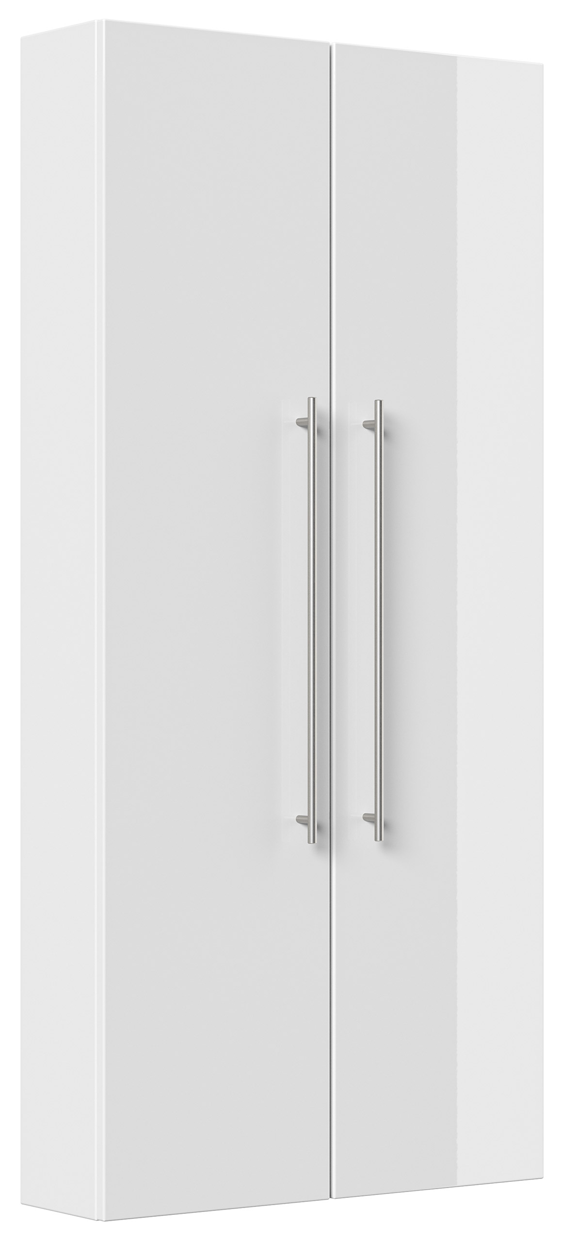 Hochschrank Slimline nur 20cm Tief (BxH) 70x150 cm weiss hochglanz