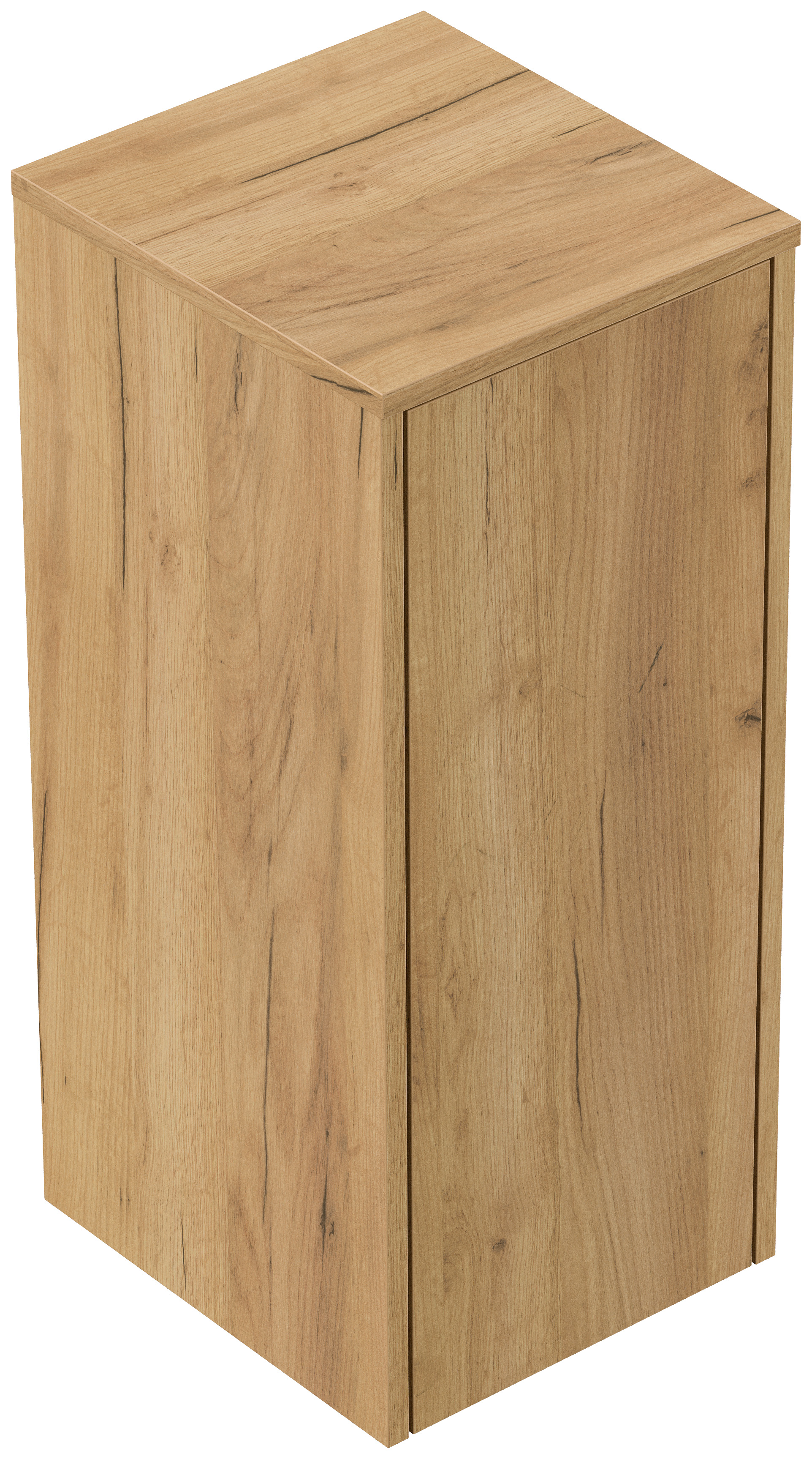 Badmöbelset Taifun 70cm 4tlg mit Spiegelschrank & 2x Badschrank eiche gold