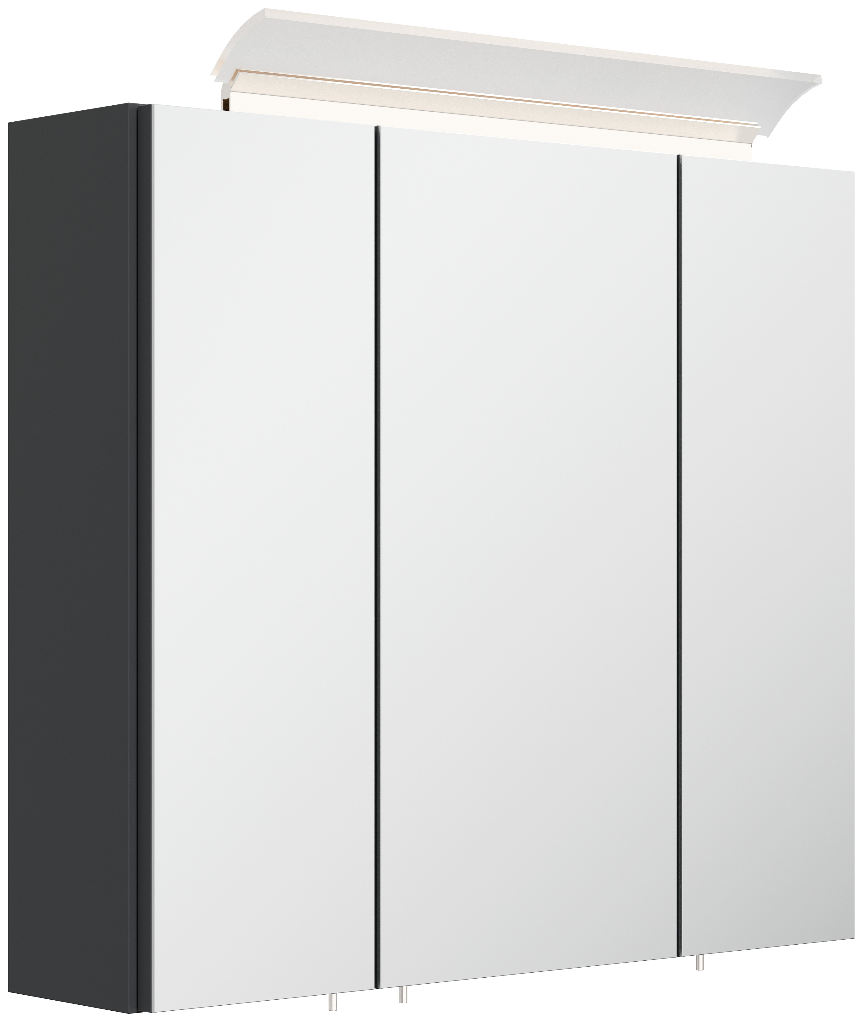 Badmöbel Set Firenze 70 2tlg. Spiegelschrank Softclose grafit