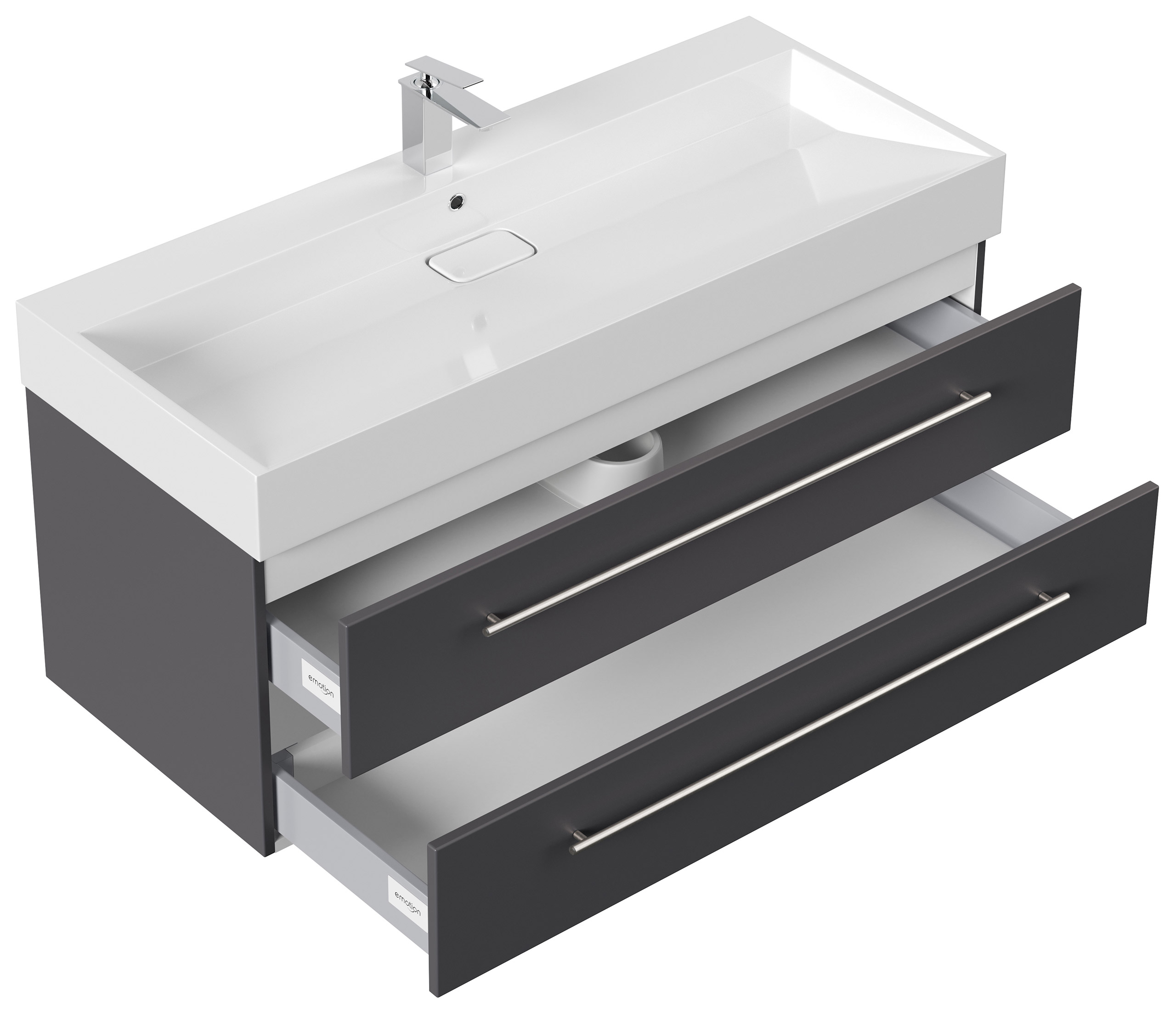 Badmöbel Design 1200 anthrazit