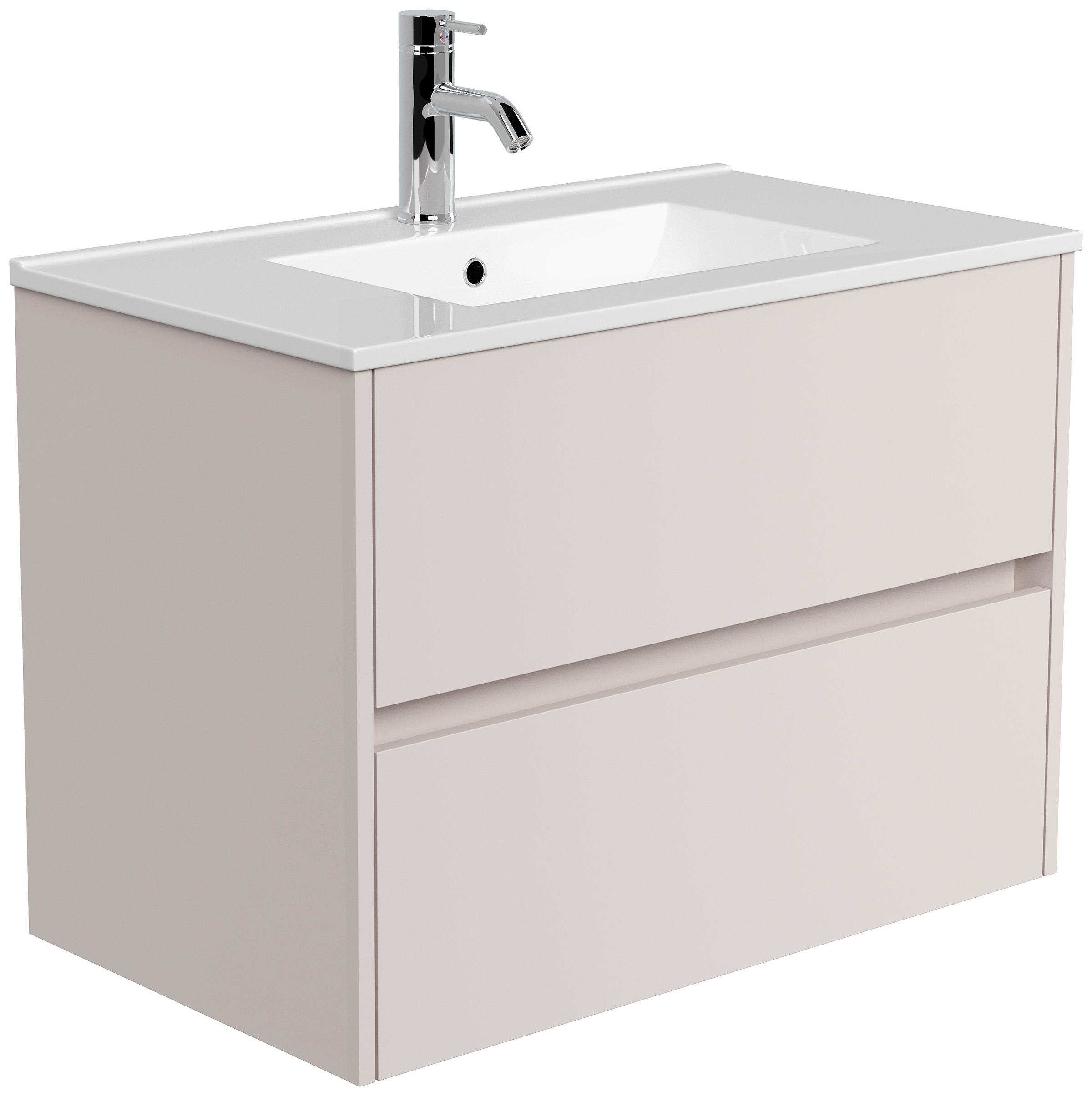 Badmöbel Taifun & Waschtisch 80 cm 2 Greifraum SoftClose Auszüge eiche gold