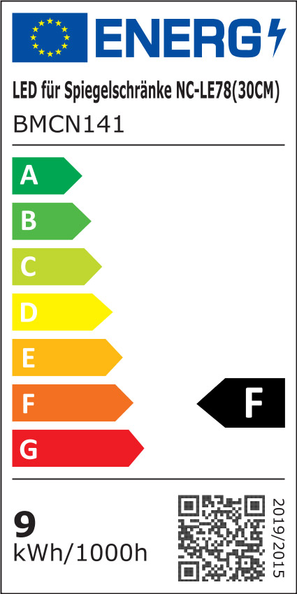 LED-Leuchte 60cm für Spiegel und Spiegelschränke