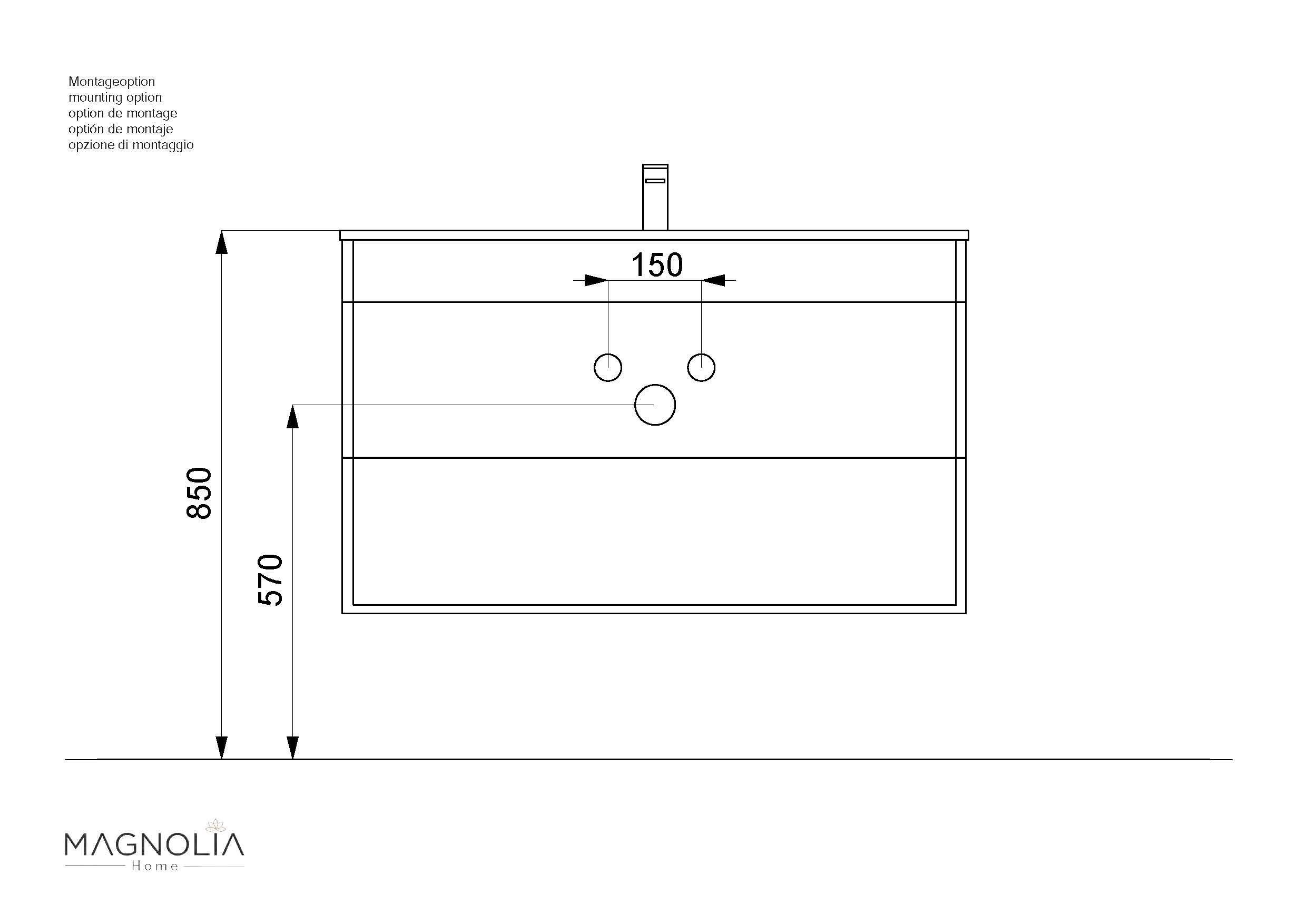 Badmöbel Vitro 750 mit Glaswaschbecken SoftClose beton Badmöbel Vitro 750 mit Glaswaschbecken SoftClose beton
